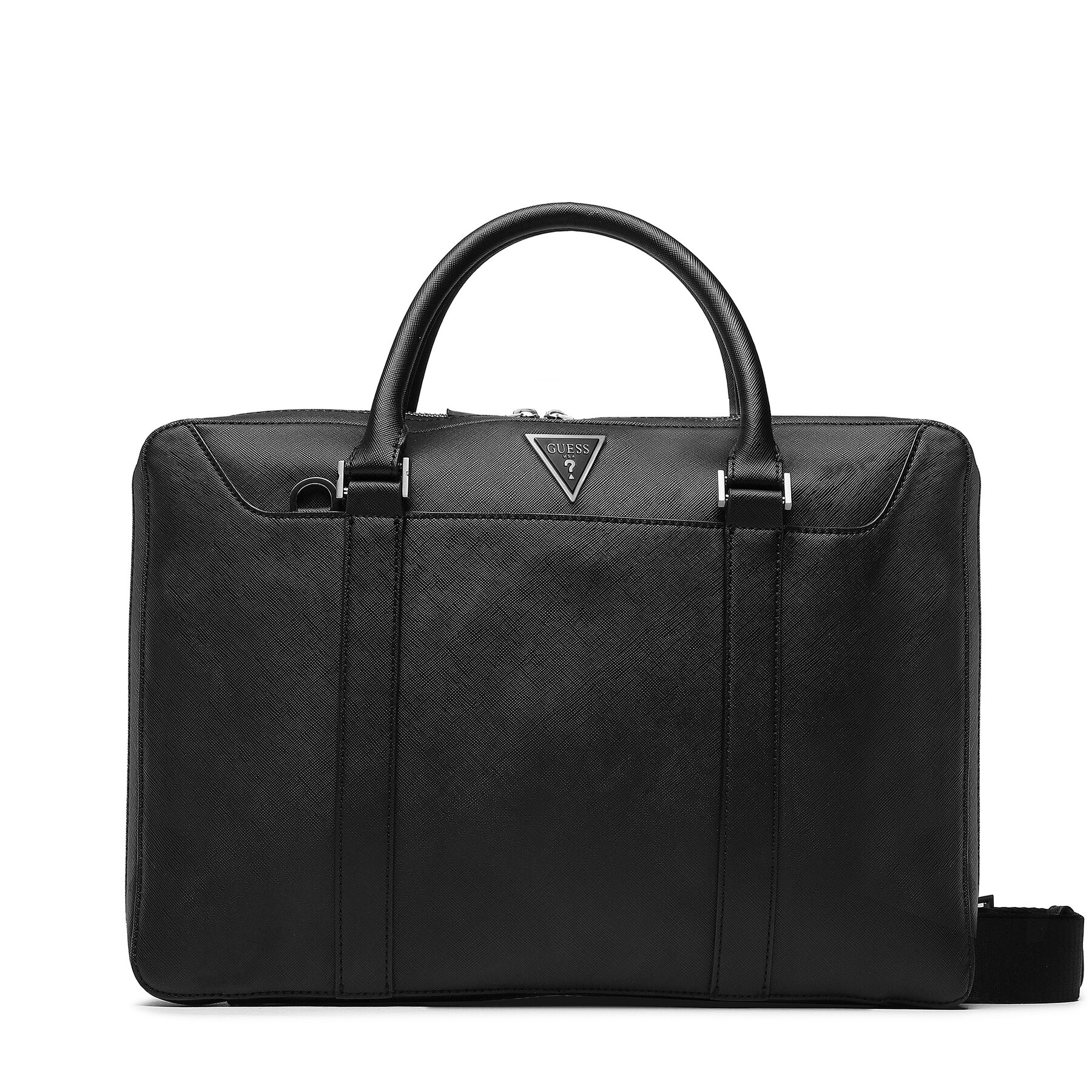 Guess Τσάντα για laptop Guess Certosa Saffiano Smart HMECSA P3138 Μαύρο
