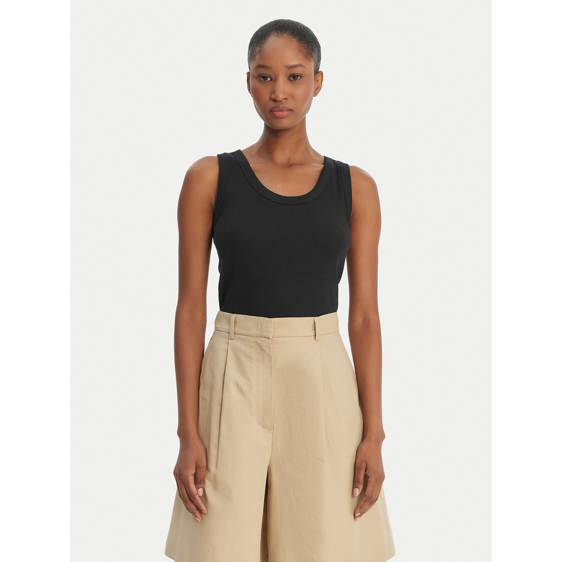 Weekend Max Mara Top Multic 2615941012 Schwarz Regular Fit