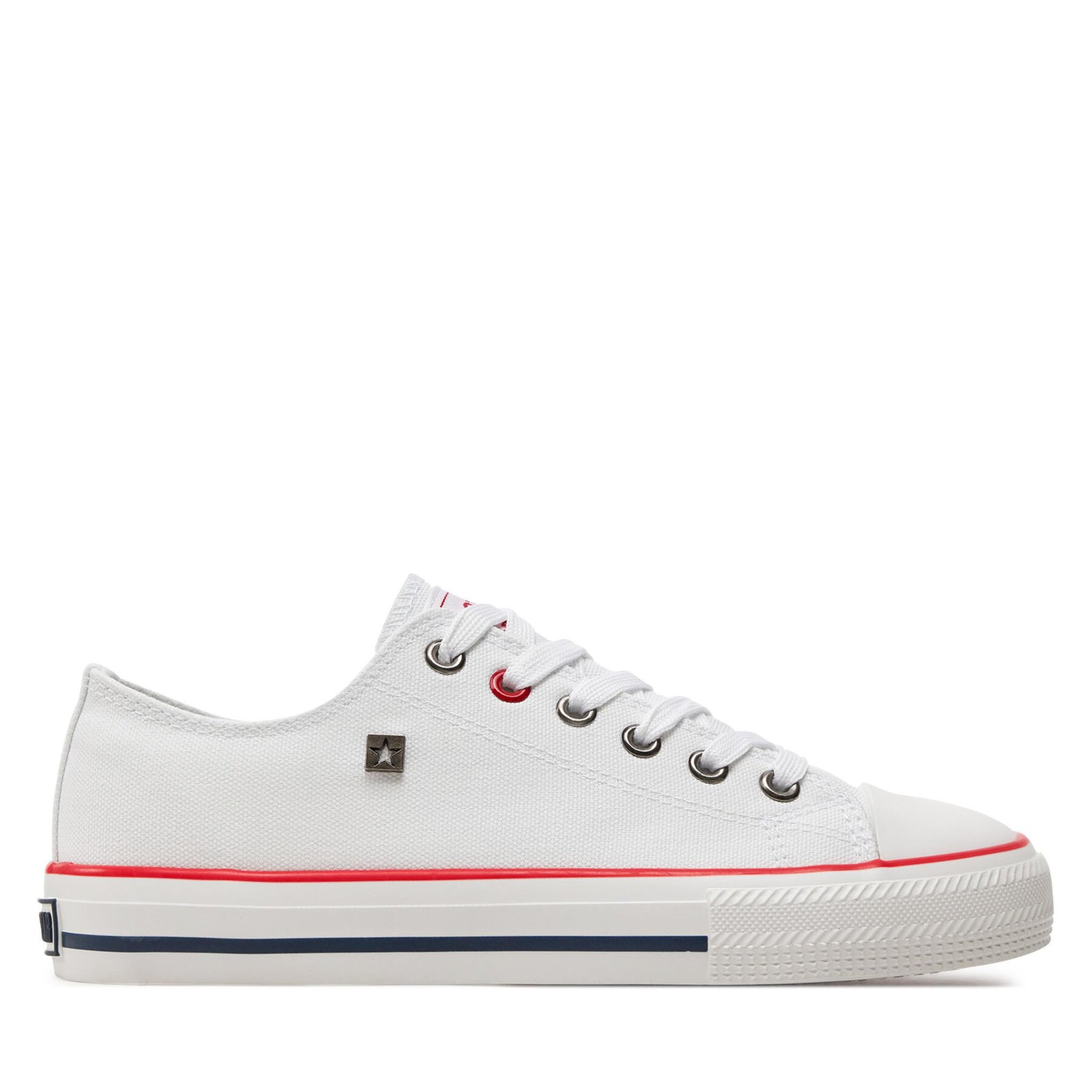 Damskie Trampki Big Star Shoes, Rozmiar 37 Biały NN274656
