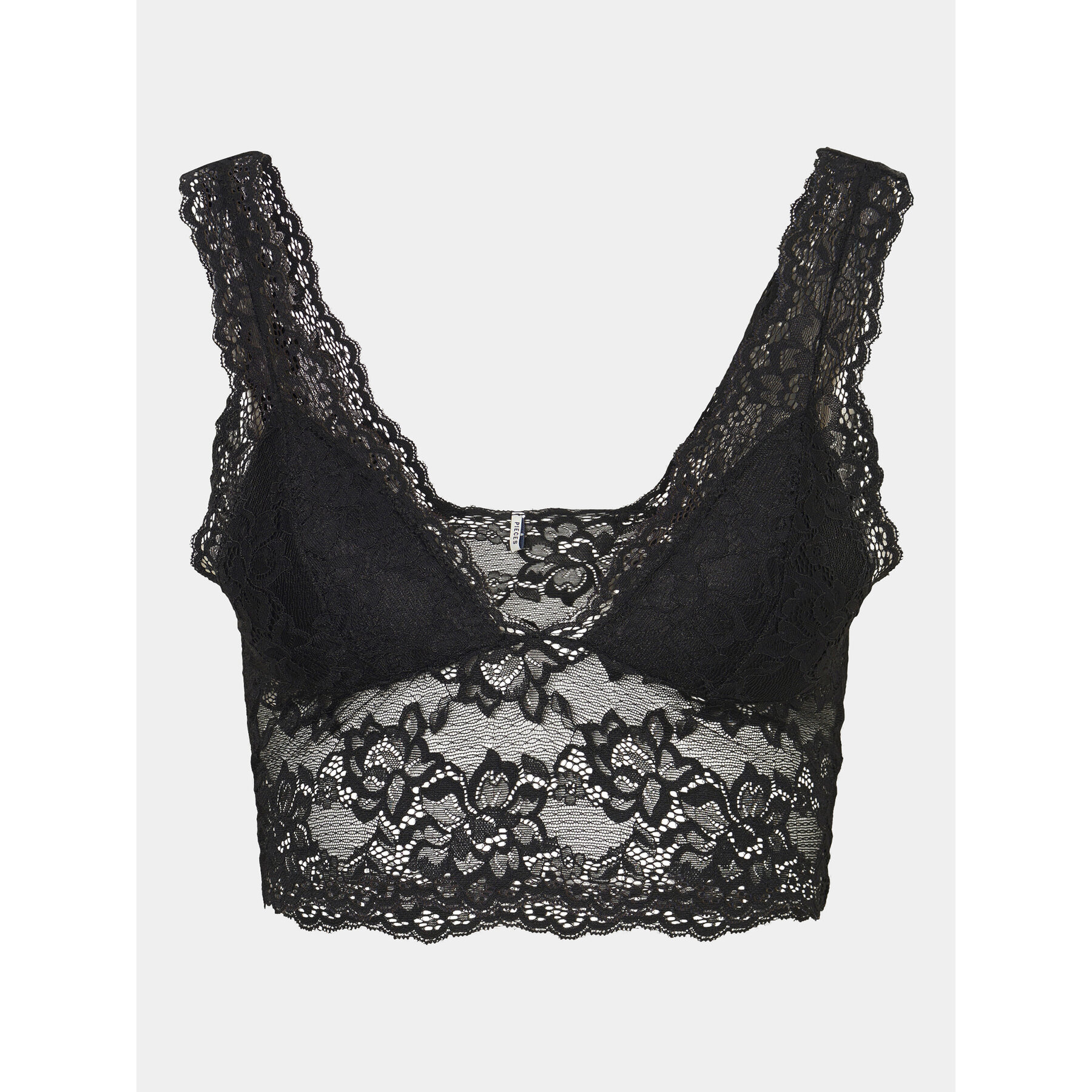 Pieces Reggiseno Bralette Lina 17096003 Nero
