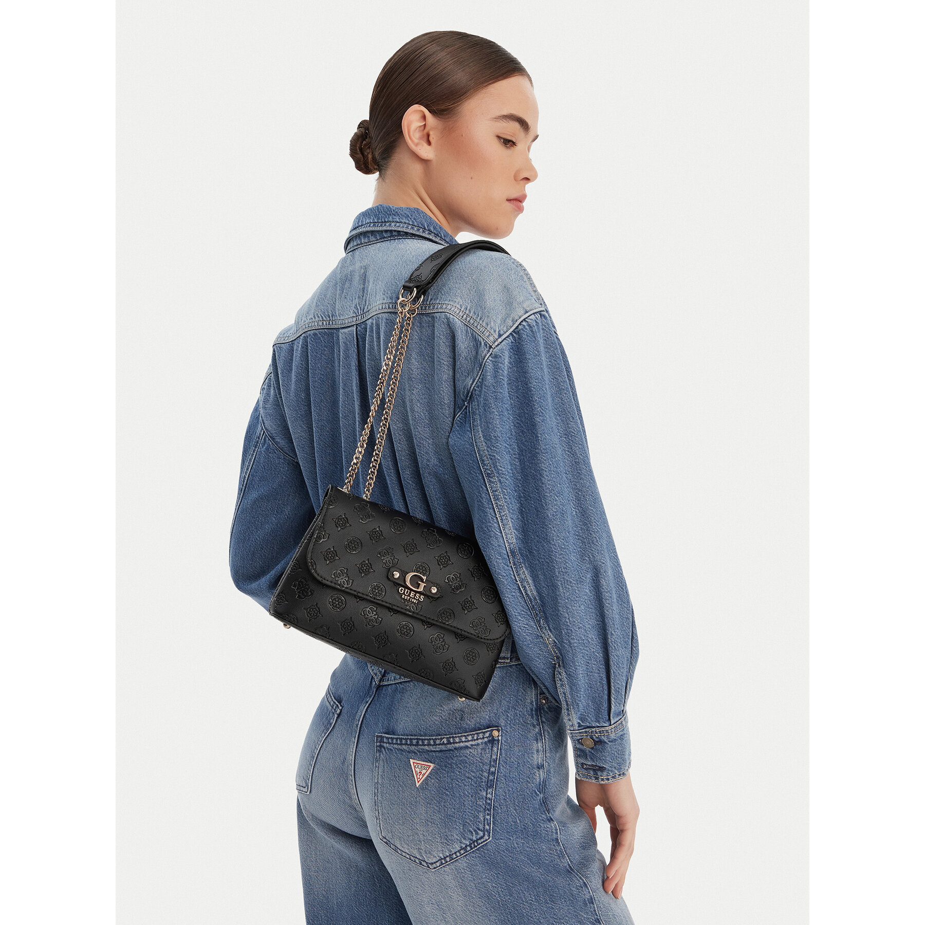 Дамска чанта Guess Dita HWPD76 02210 Черен