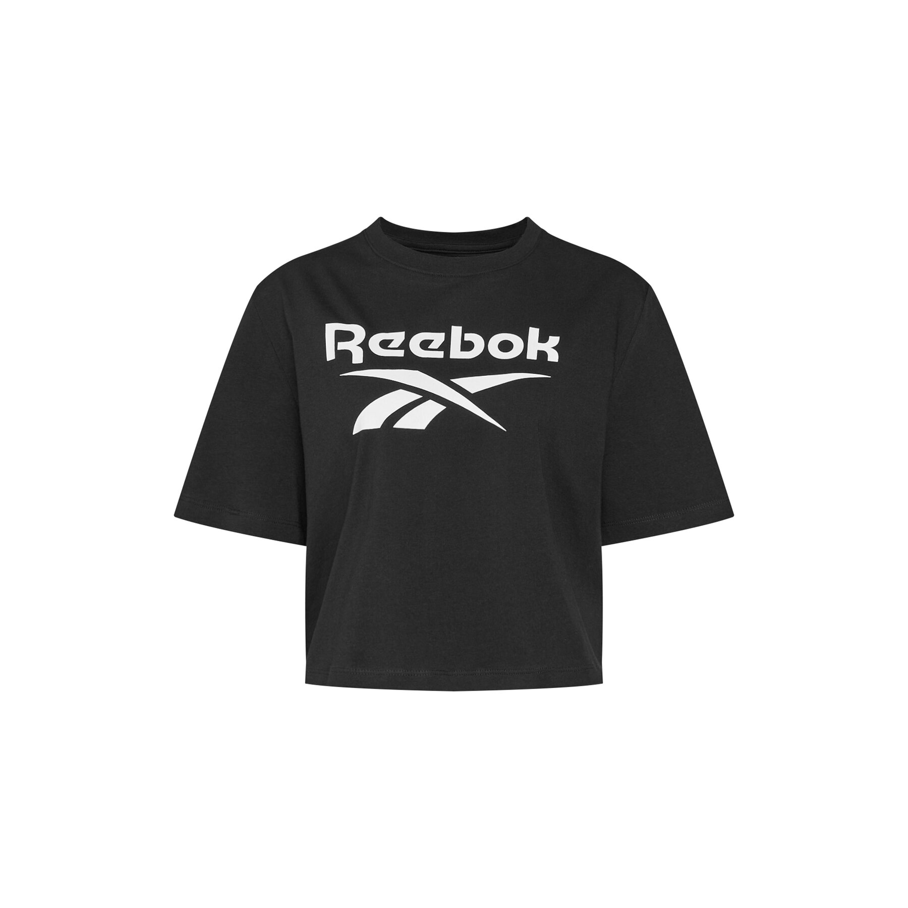 Reebok Póló 100034775 Fekete Relaxed Fit