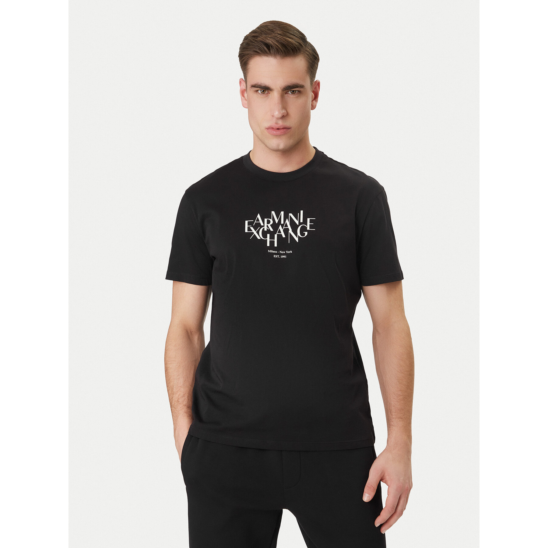 Armani Exchange T-Shirt XM002782 AF10356 UC001 Schwarz Regular Fit