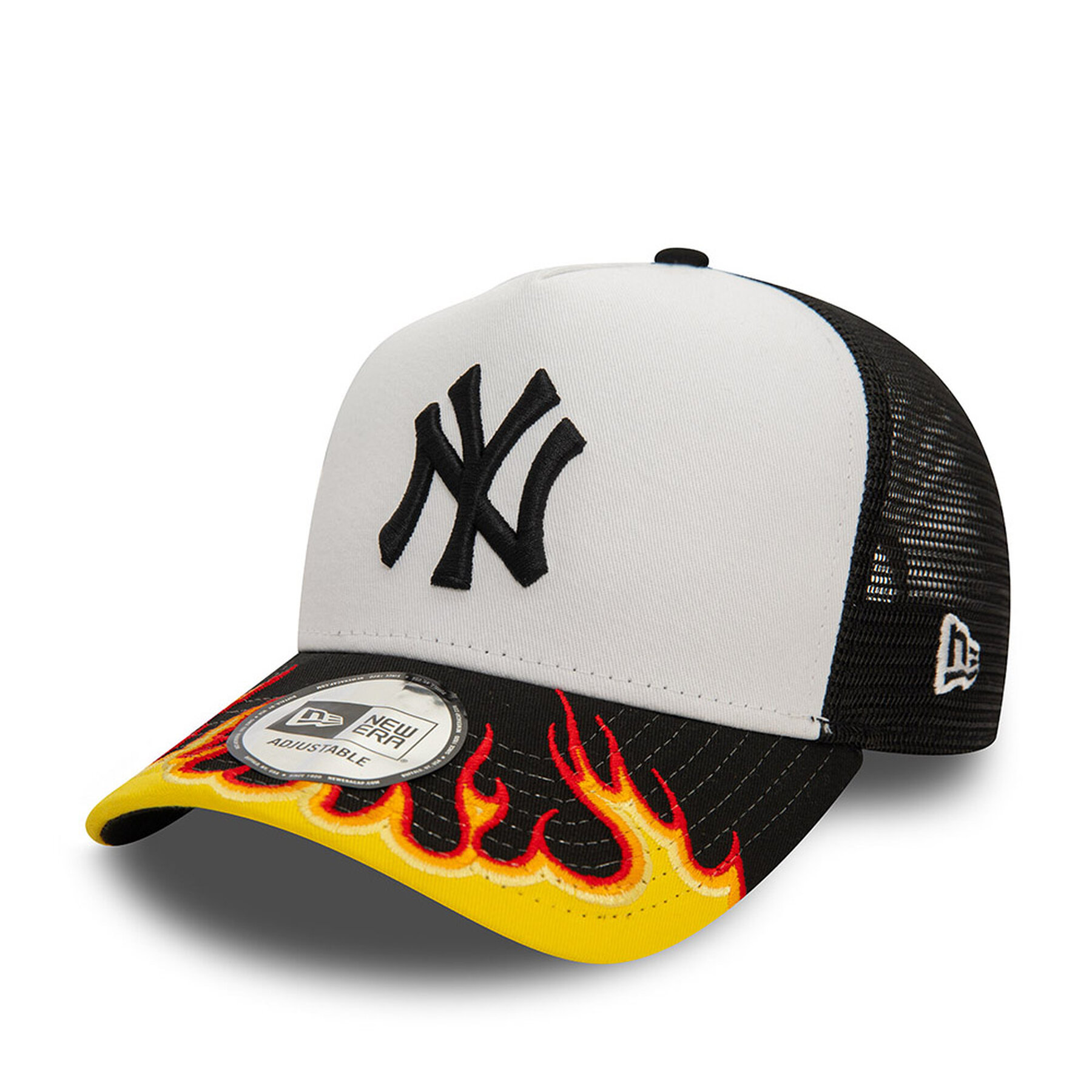 ÎšÎ±Ï€Î­Î»Î¿ Jockey New Era MBL Flame Trucker N 60565478 ÎœÎ±ÏÏÎ¿