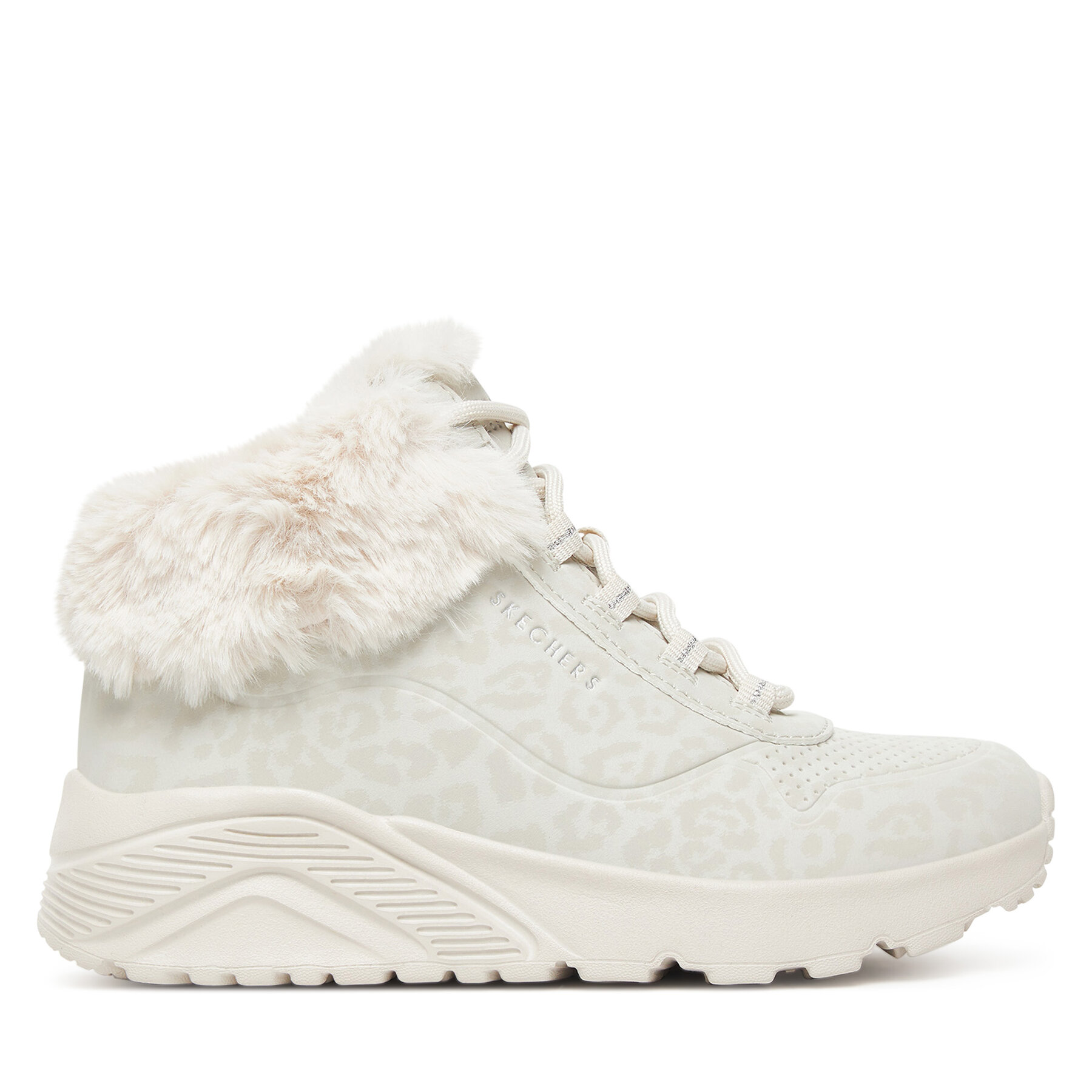Šnurovacia obuv Skechers Uno Lite 310362L NAT Béžová