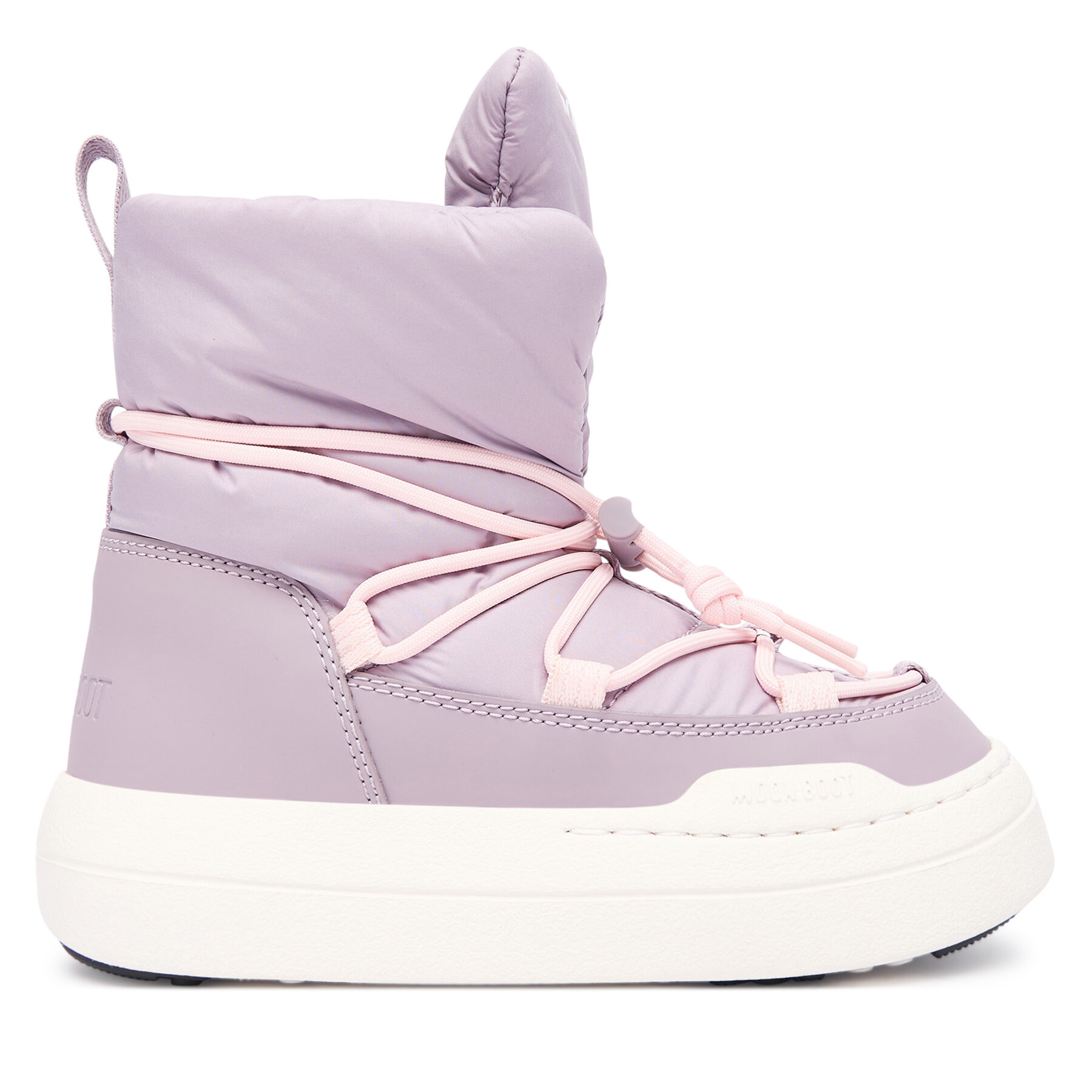 Μπότες Χιονιού Moon Boot Jr Park lace Mid 80D3440070 S Ροζ