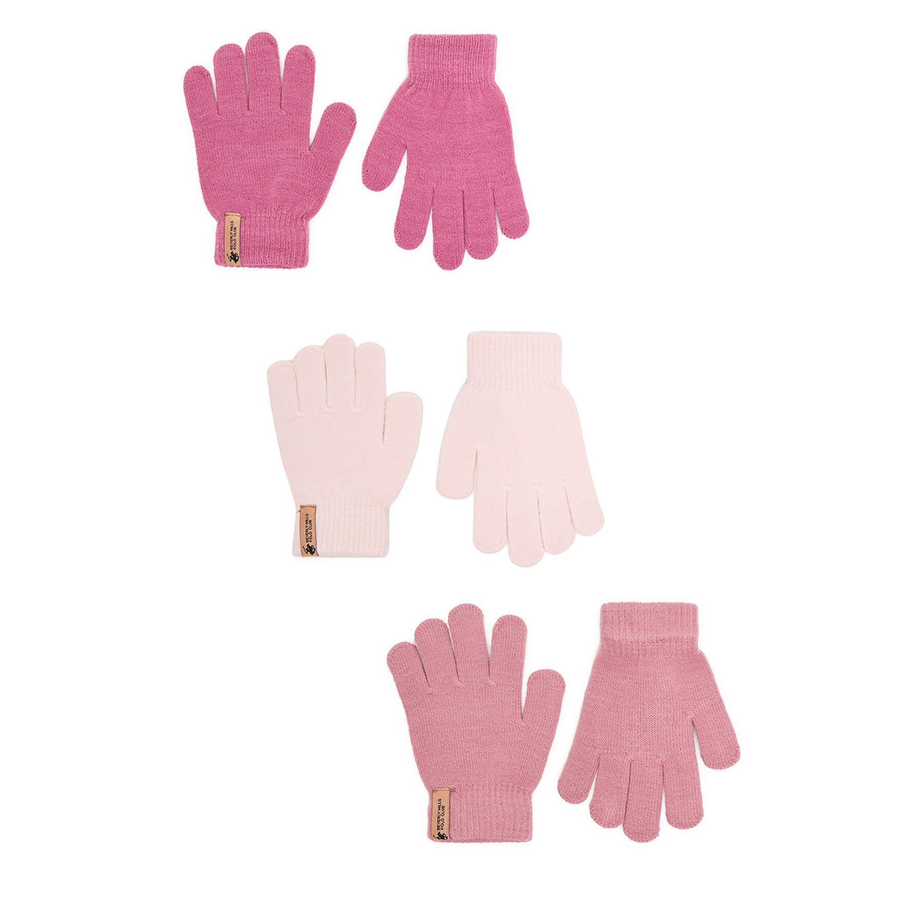 Γάντια Beverly Hills Polo Club CEO-ACCCS-BHPC-03(3-PACK) Ροζ