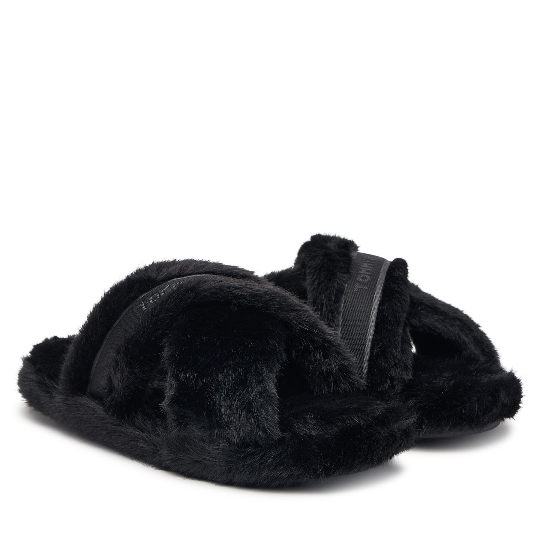 Papuče Tommy Hilfiger Th Feminine House Shoes FW0FW09615 Crna