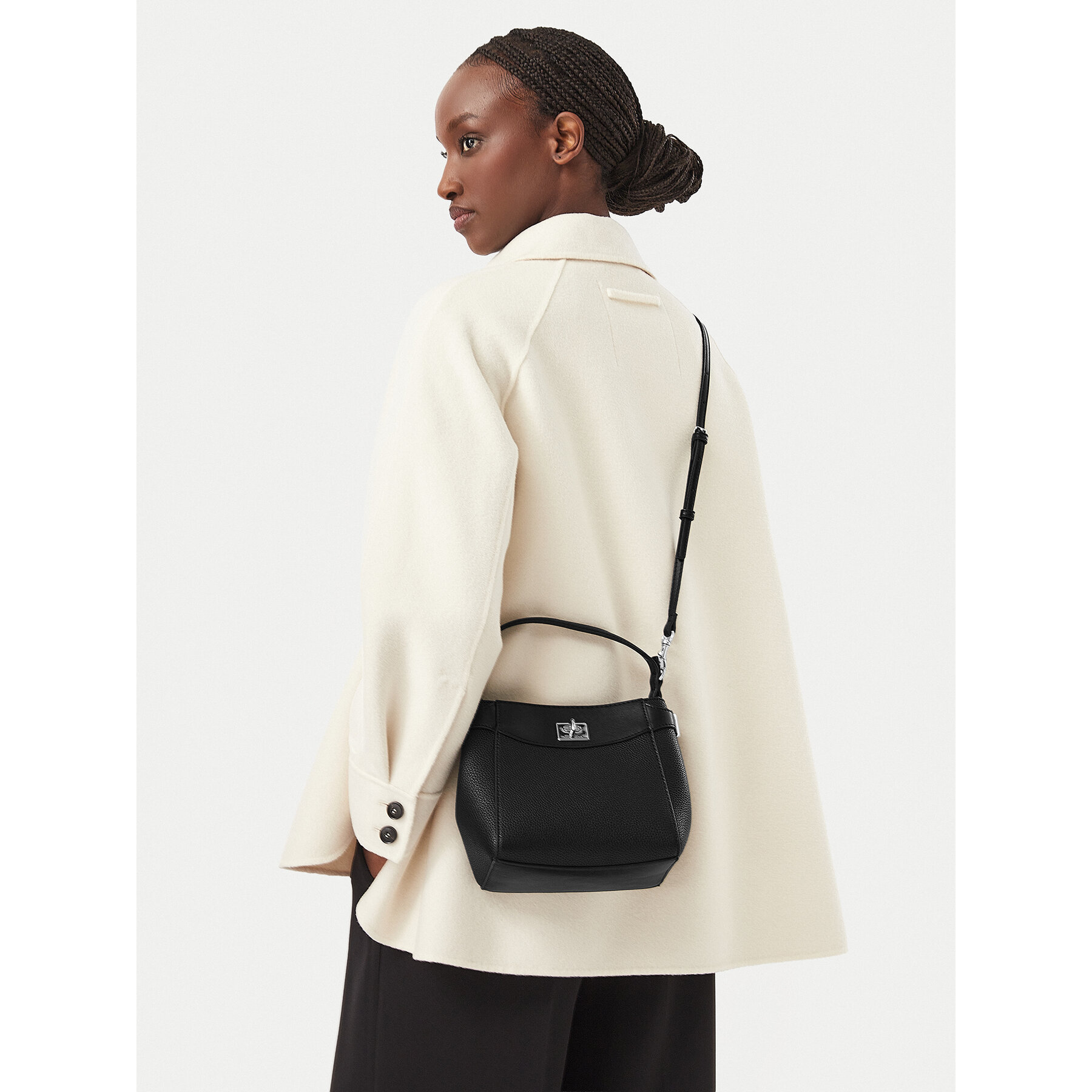 Kabelka Calvin Klein Mix Media Crossbody LV04F3885G Čierna