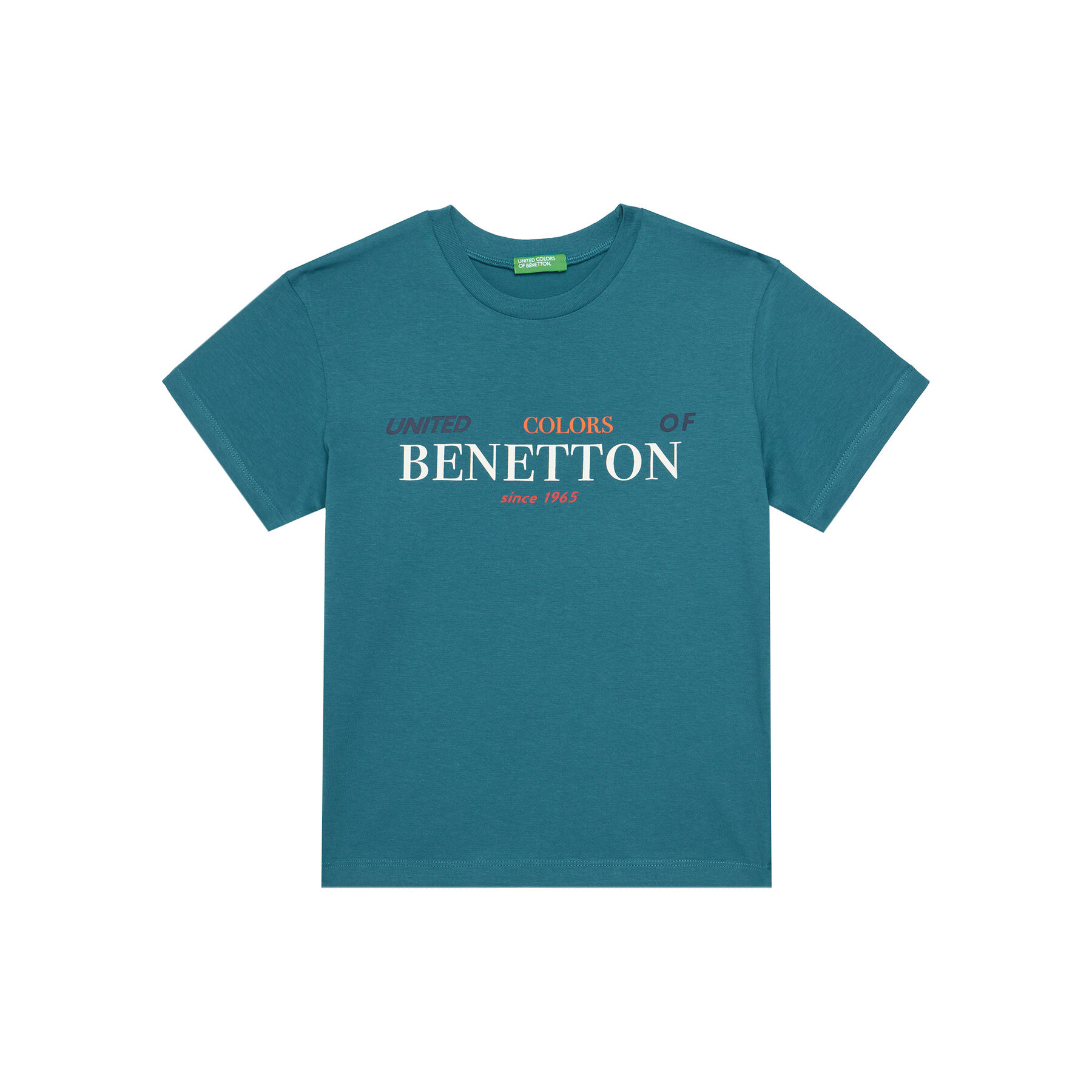 United Colors Of Benetton T-Shirt 3I1XC10Q4 Μπλε Regular Fit