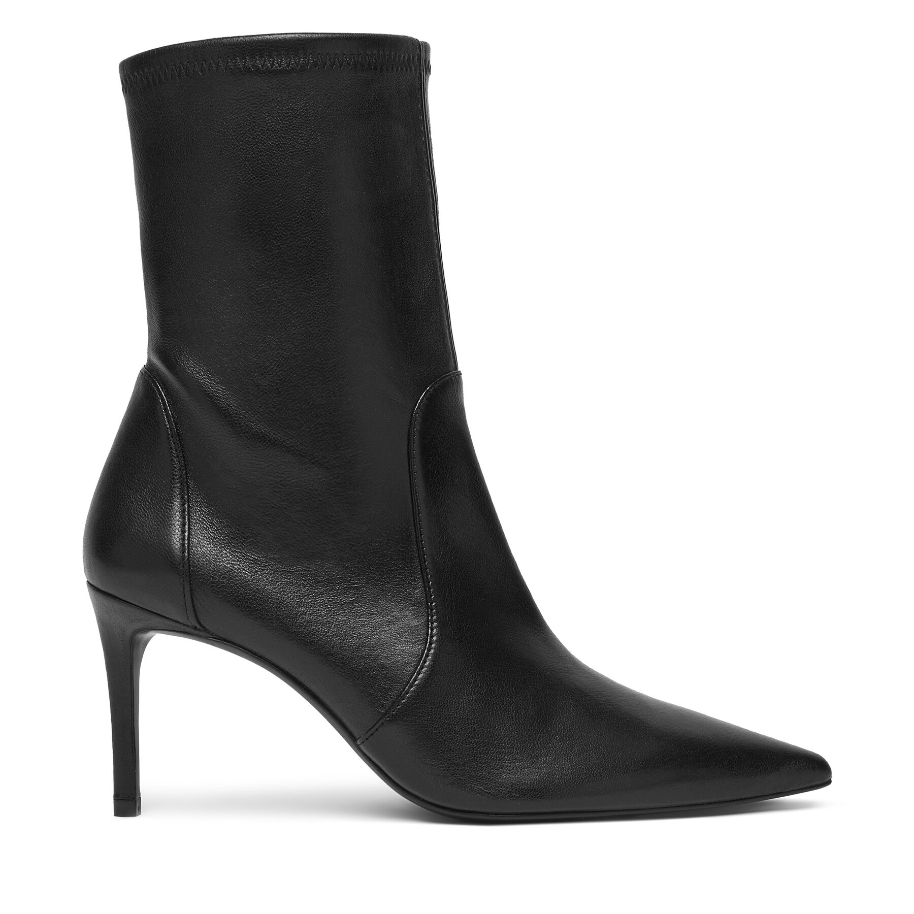 Členková obuv Stuart Weitzman Stuart Power 75 SJ974 Čierna