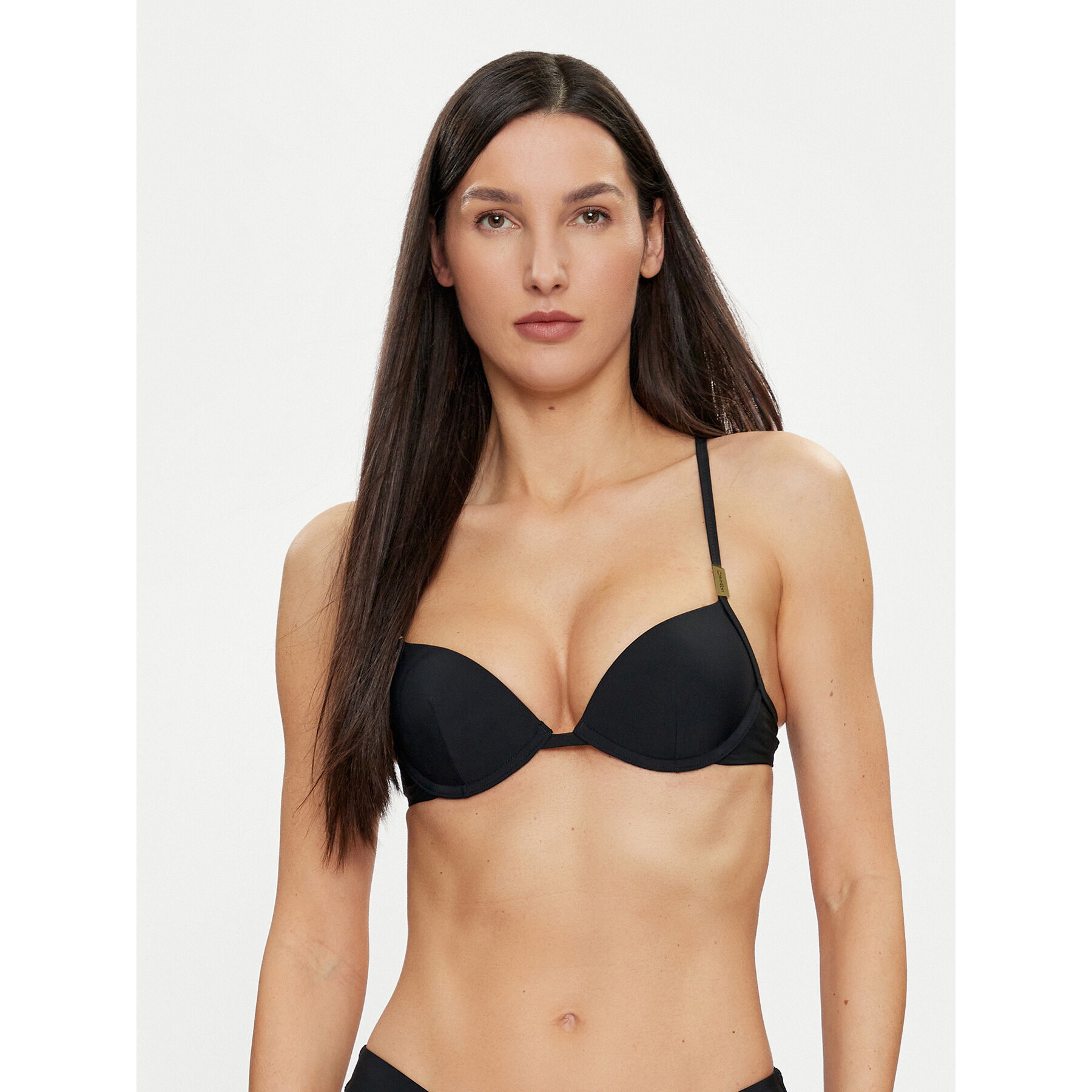 Calvin Klein Swimwear Bikini-Oberteil KW0KW02383 Schwarz
