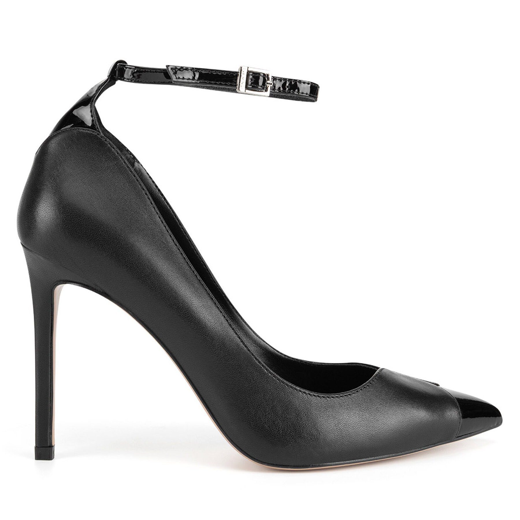 Pantofi cu toc subțire Eva Minge OLIVIA-V-375-121-1 Negru