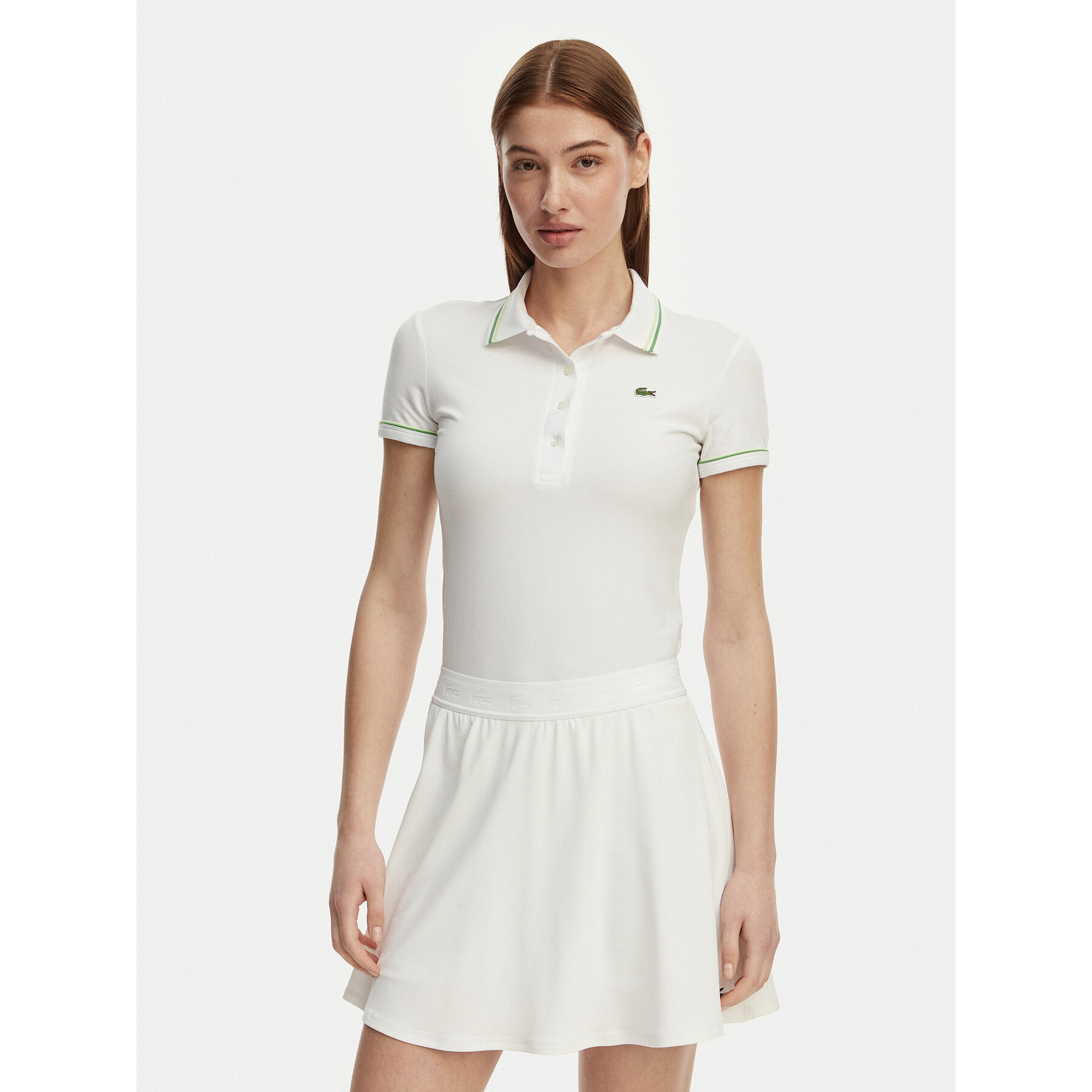 Lacoste Polo DF5284 Blanco Slim Fit