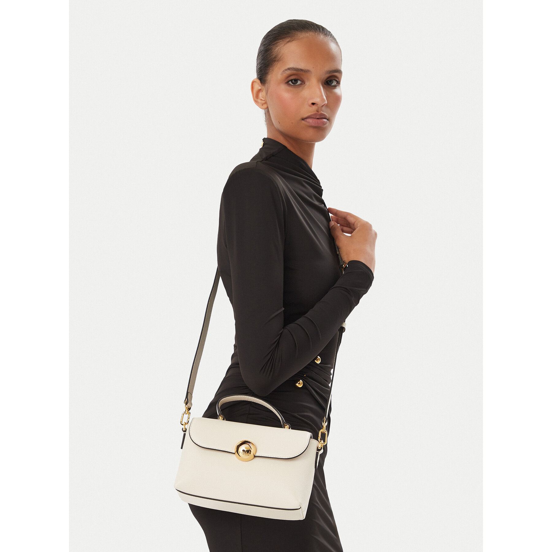 Kabelka Furla Moonlight Mini WE00921 BX3036 PNN00 Krémová