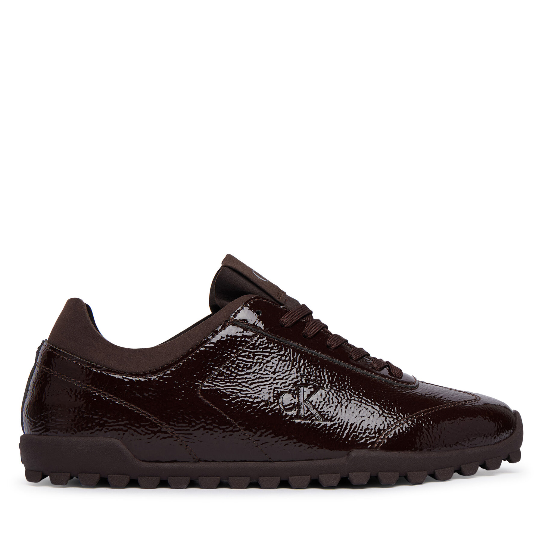 Сникърси Calvin Klein Low Profile Run Mg Pol Mix Mat HW0HW03284 Бордо