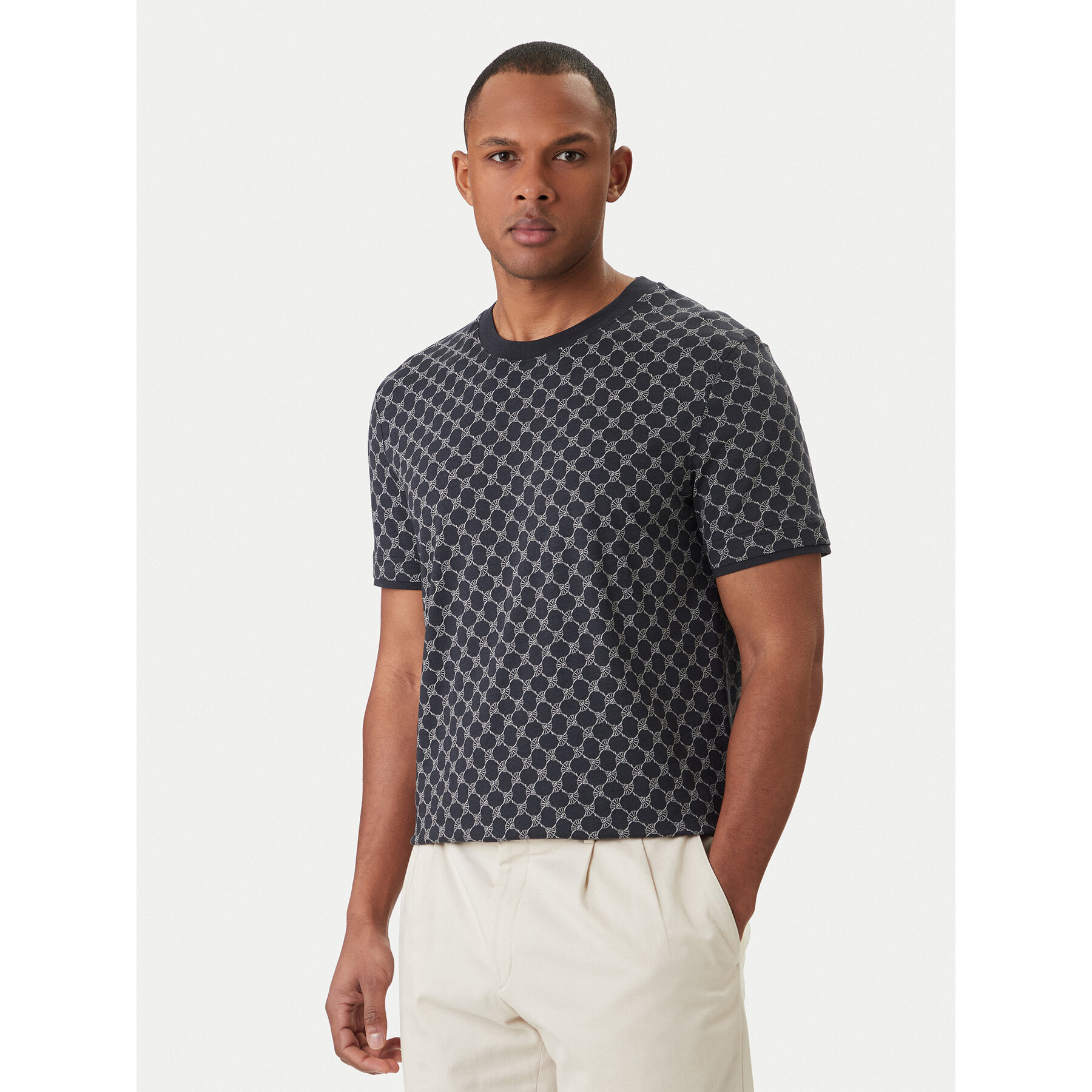 JOOP! T-Shirt Victormanuel 30101945 Σκούρο μπλε Regular Fit