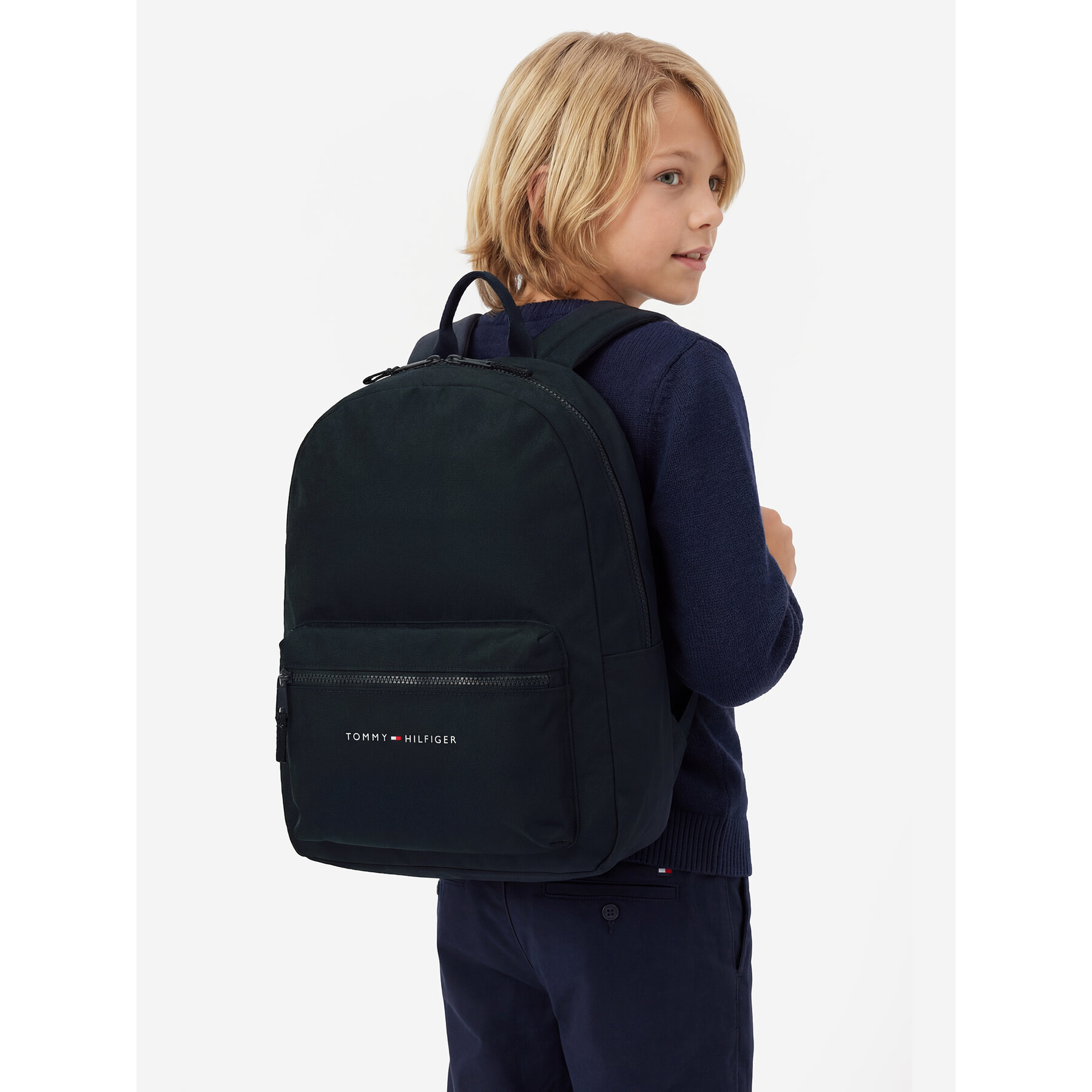 Σακίδιο Tommy Hilfiger Th Essential Backpack AU0AU01864 Σκούρο μπλε 00