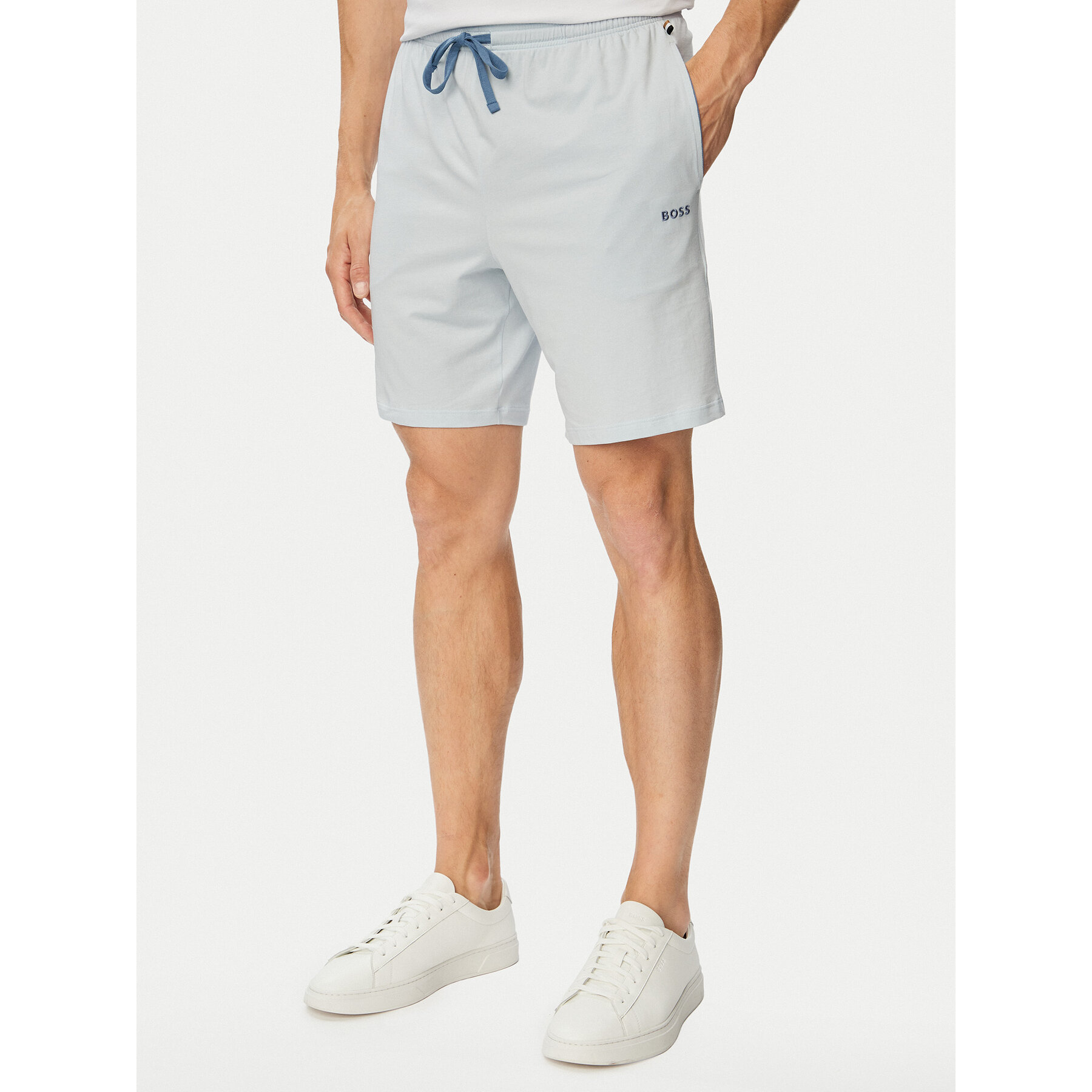 BOSS Sportshorts Mix&Match 50515314 Hellblau Regular Fit