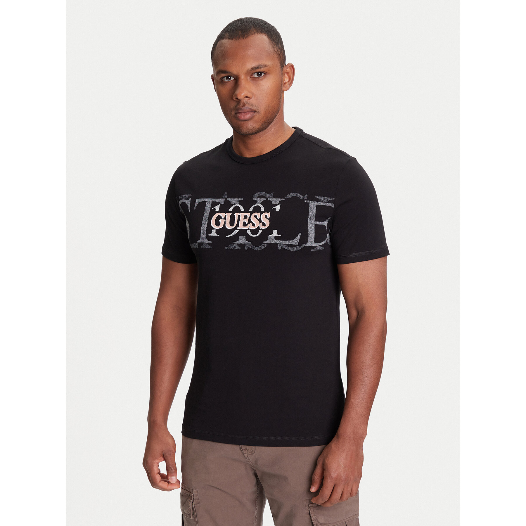 Guess T-Shirt M5YI14 I3Z14 Μαύρο Regular Fit