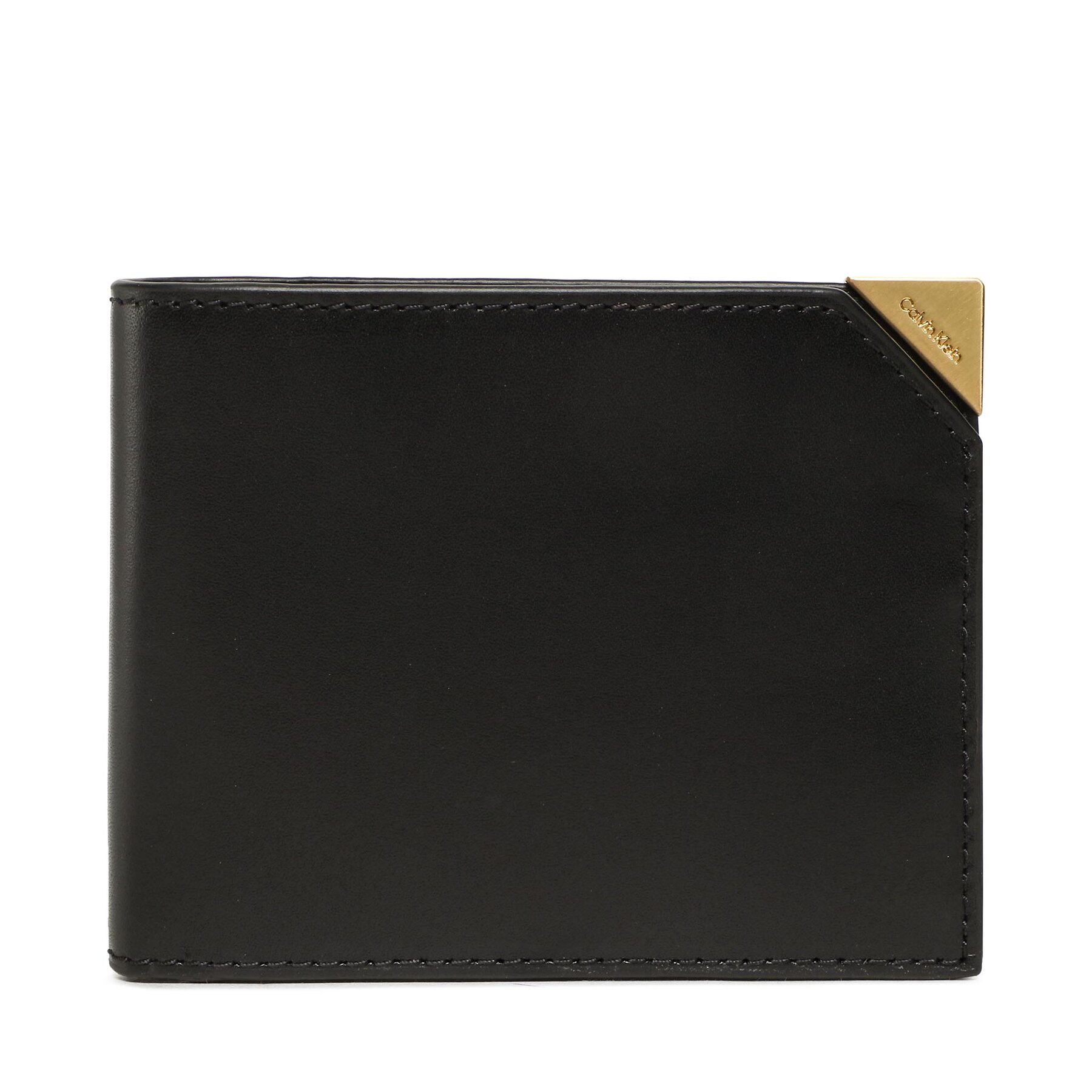 Portefeuille homme grand format Calvin Klein Cut Corner Bifold 5cc W/Coin K50K509995 Noir