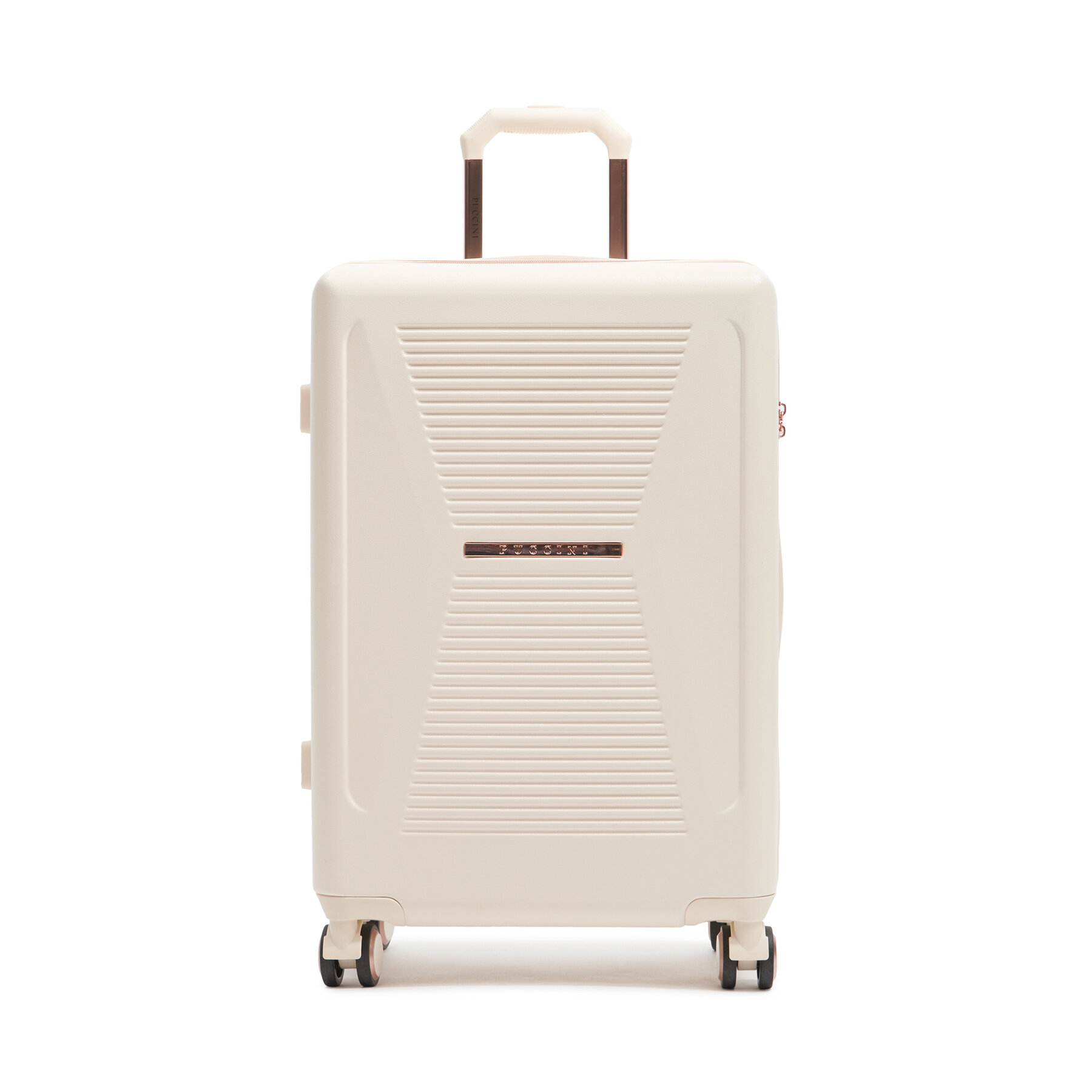 Maleta mediana Puccini PC031B Blanco