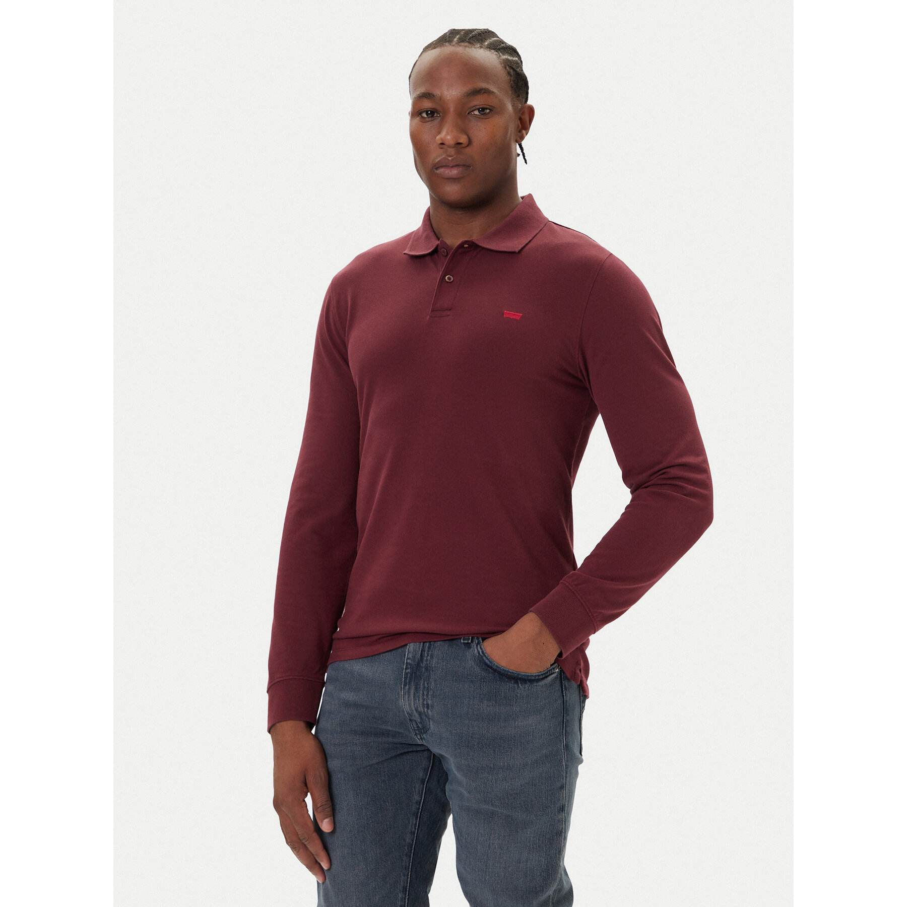 Levi's® Polo Housemark A5797-0015 Tamnocrvena Slim Fit