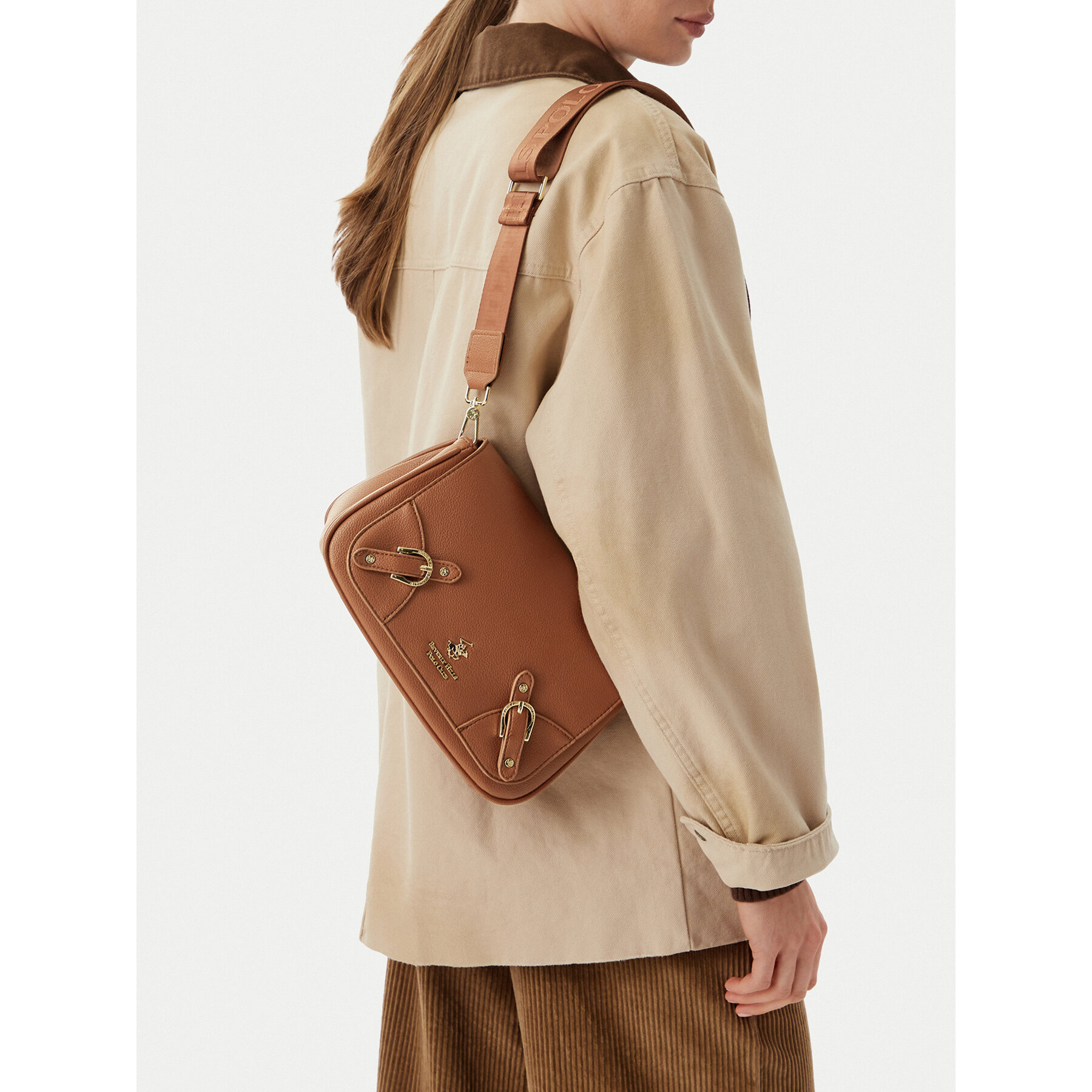 Дамска чанта Beverly Hills Polo Club CEO-BHPC-L-004-10 Светлокафяв