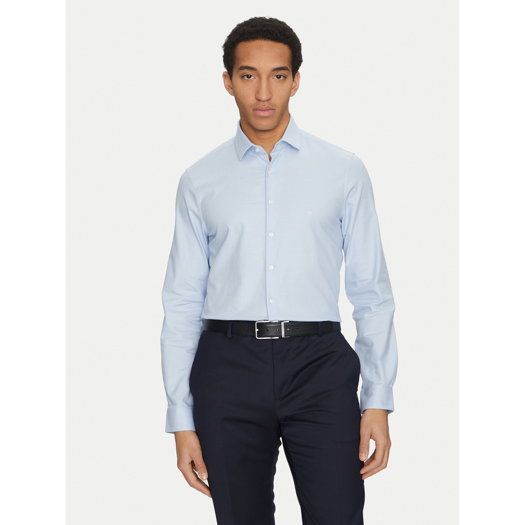 Calvin Klein Hemd K10K114310 Himmelblau Slim Fit