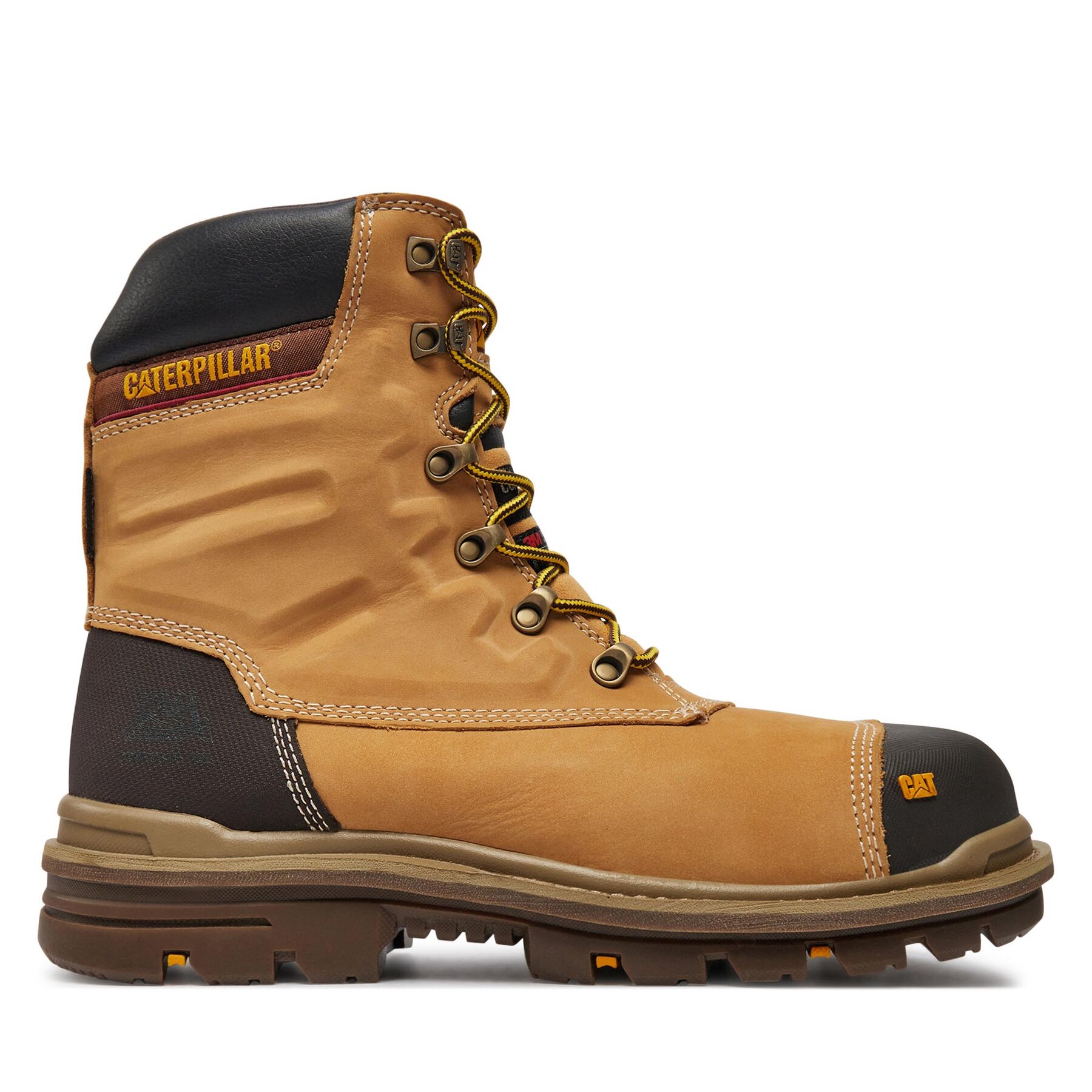 Męskie Trapery CAT Footwear, Rozmiar 47, Brązowy Premier 8" WP TX P720148