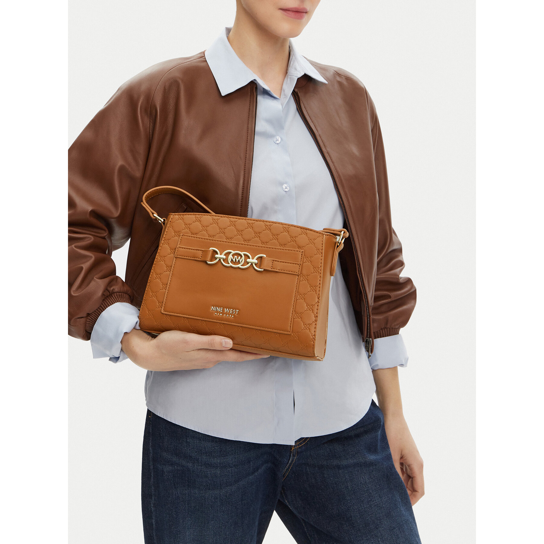 Geantă Nine West CEO-LUNA-III-H242046 Maro