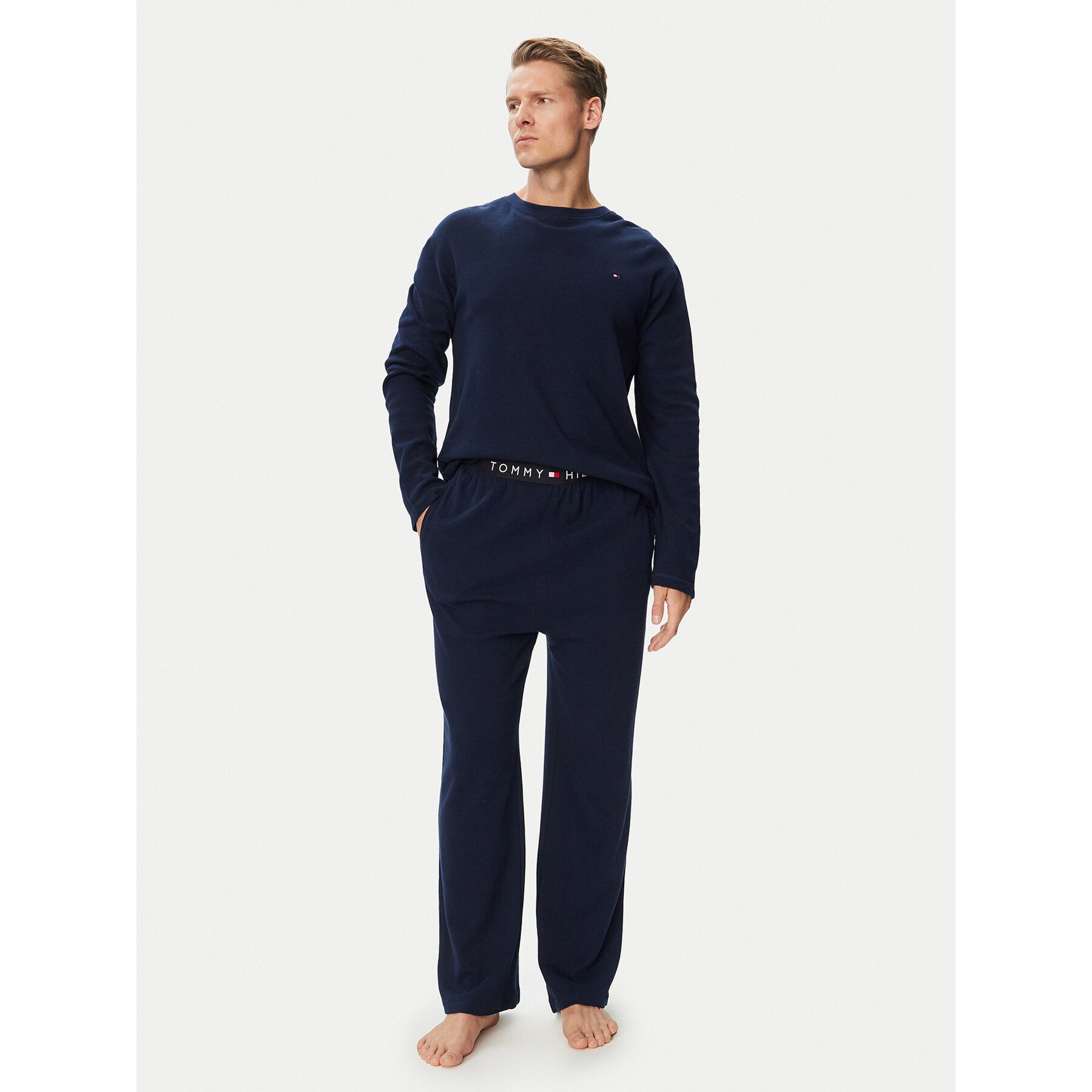 Tommy Hilfiger Pyjama UM0UM03994 Dunkelblau Regular Fit