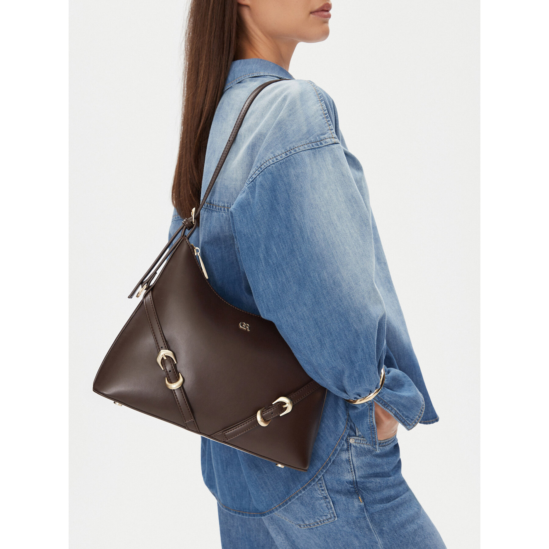 Τσάντα Gino Rossi C-ELIN-KQ39 Καφέ