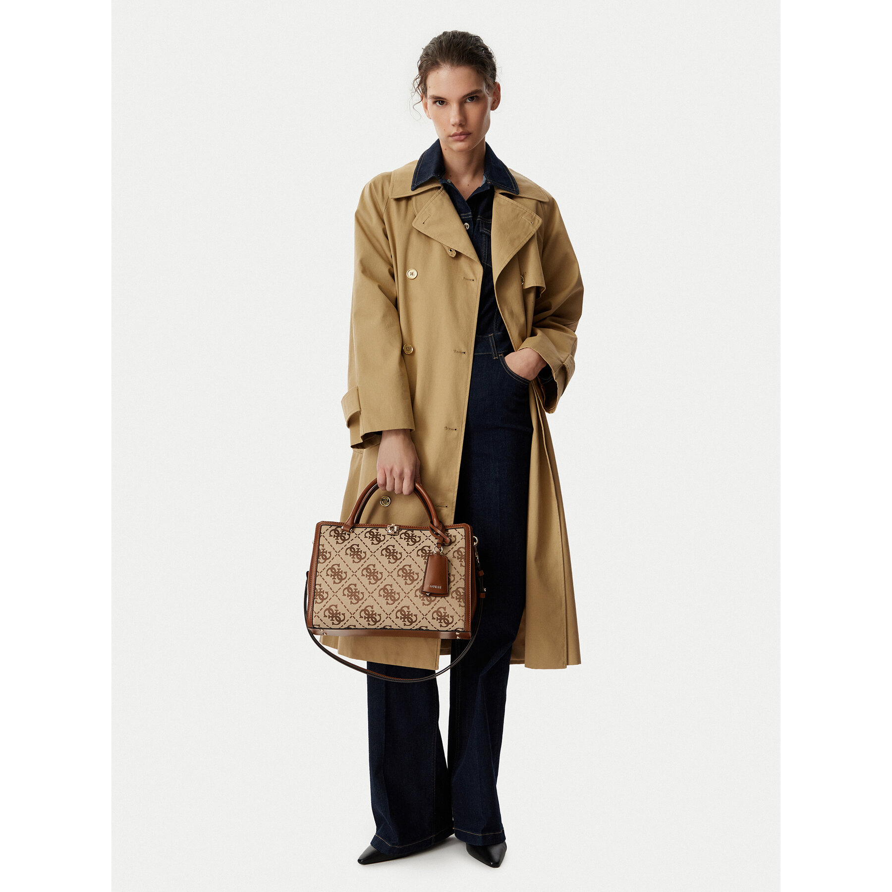 Torbica Guess HWJG97 55070 Svijetlo smeđa