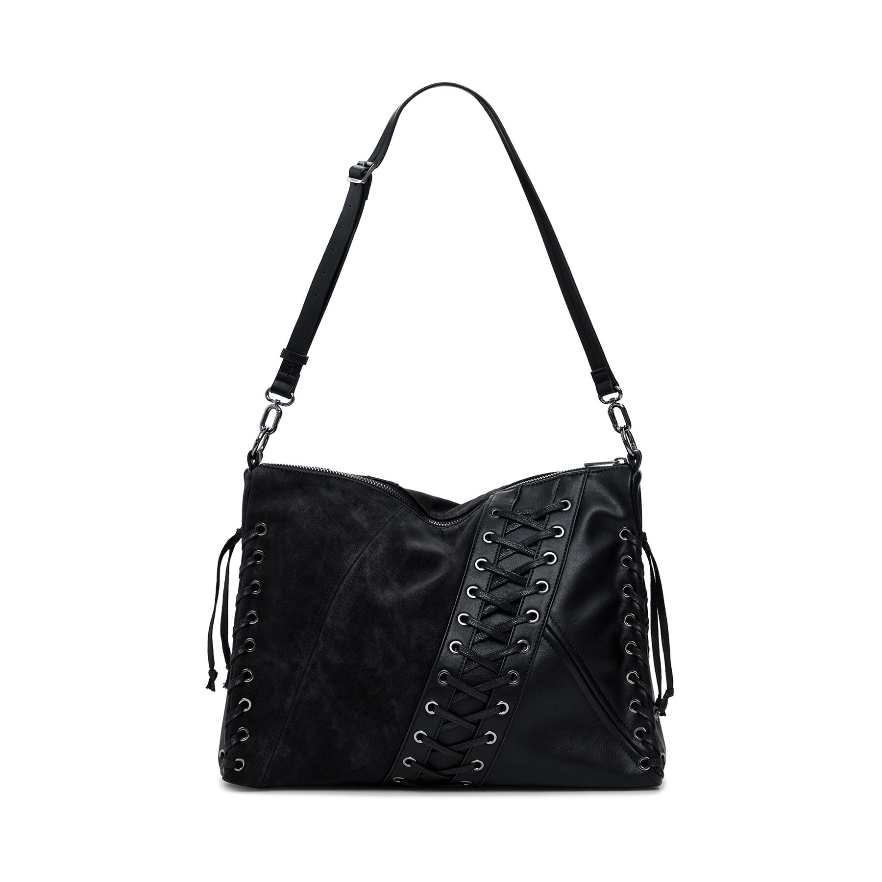 Geantă Desigual Tango Patch Lei 25WAXP79 Negru