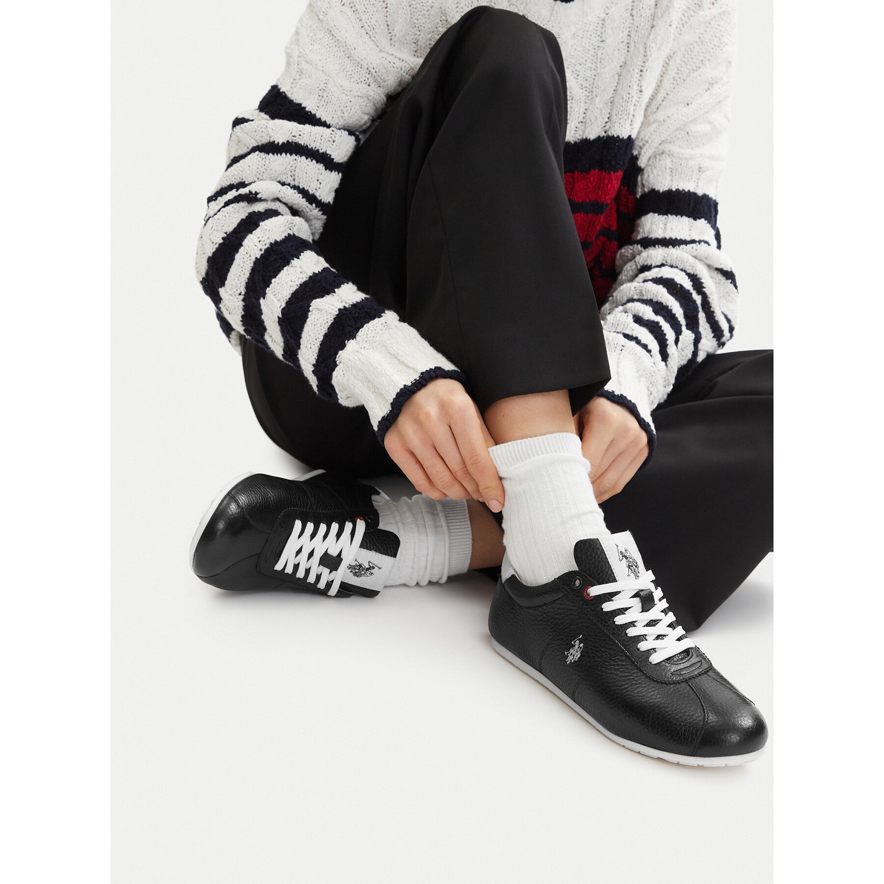 Сникърси U.S. Polo Assn. EO-CAMMY002W/6L1 Черен
