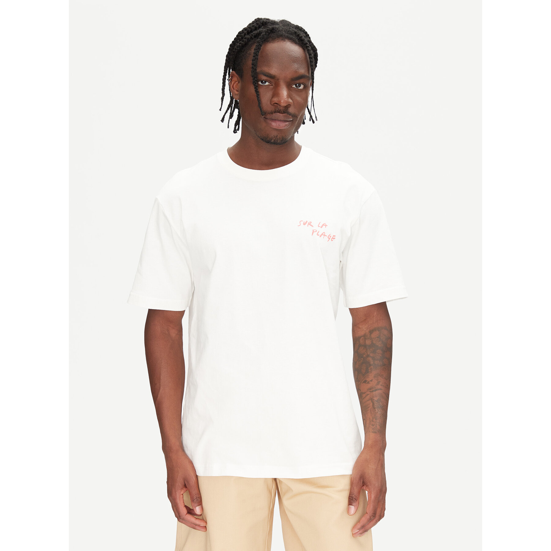 Only & Sons Marškinėliai Milo 22034452 Balta Relaxed Fit