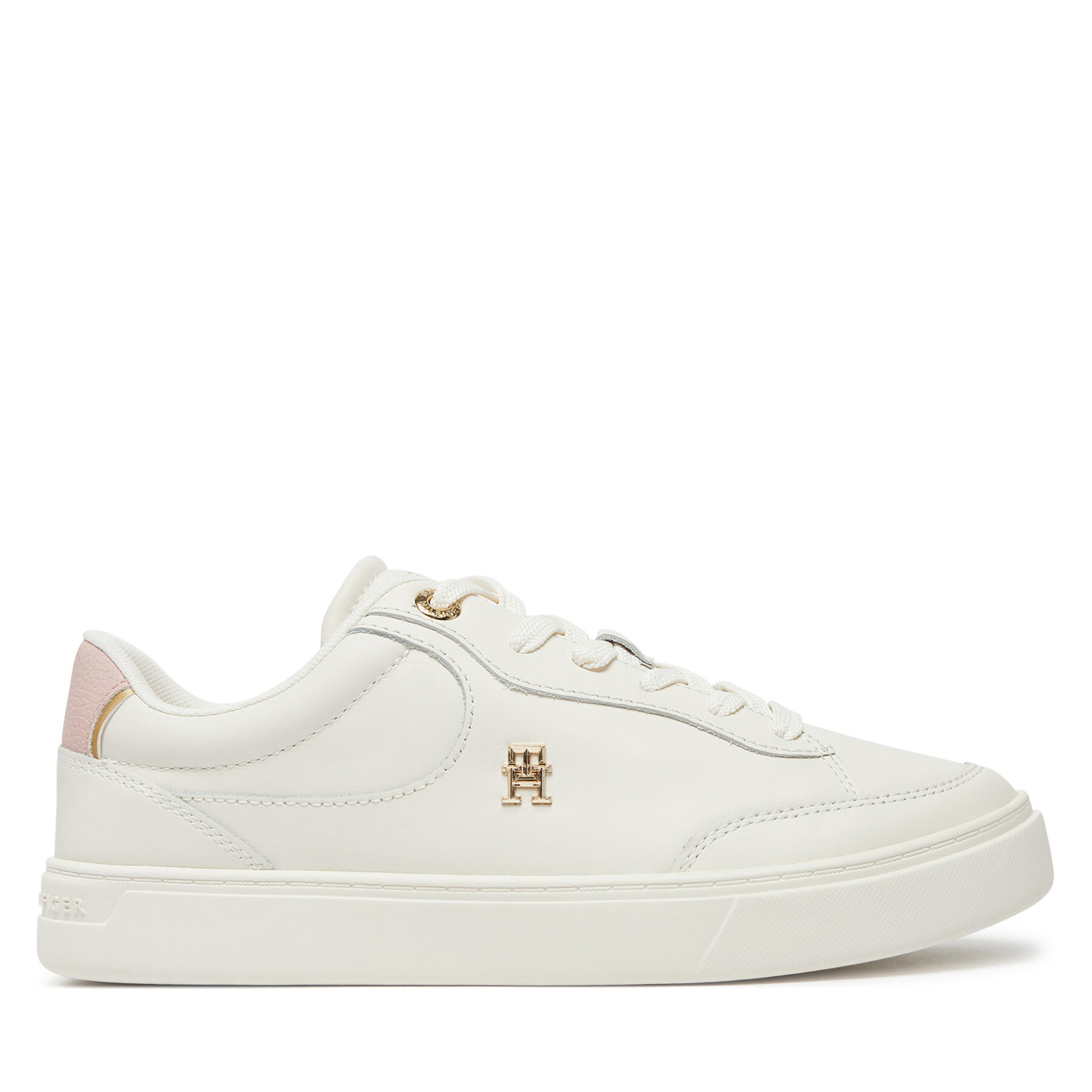 Sneakers Tommy Hilfiger Essential Chic Court Sneaker FW0FW08322 Alb