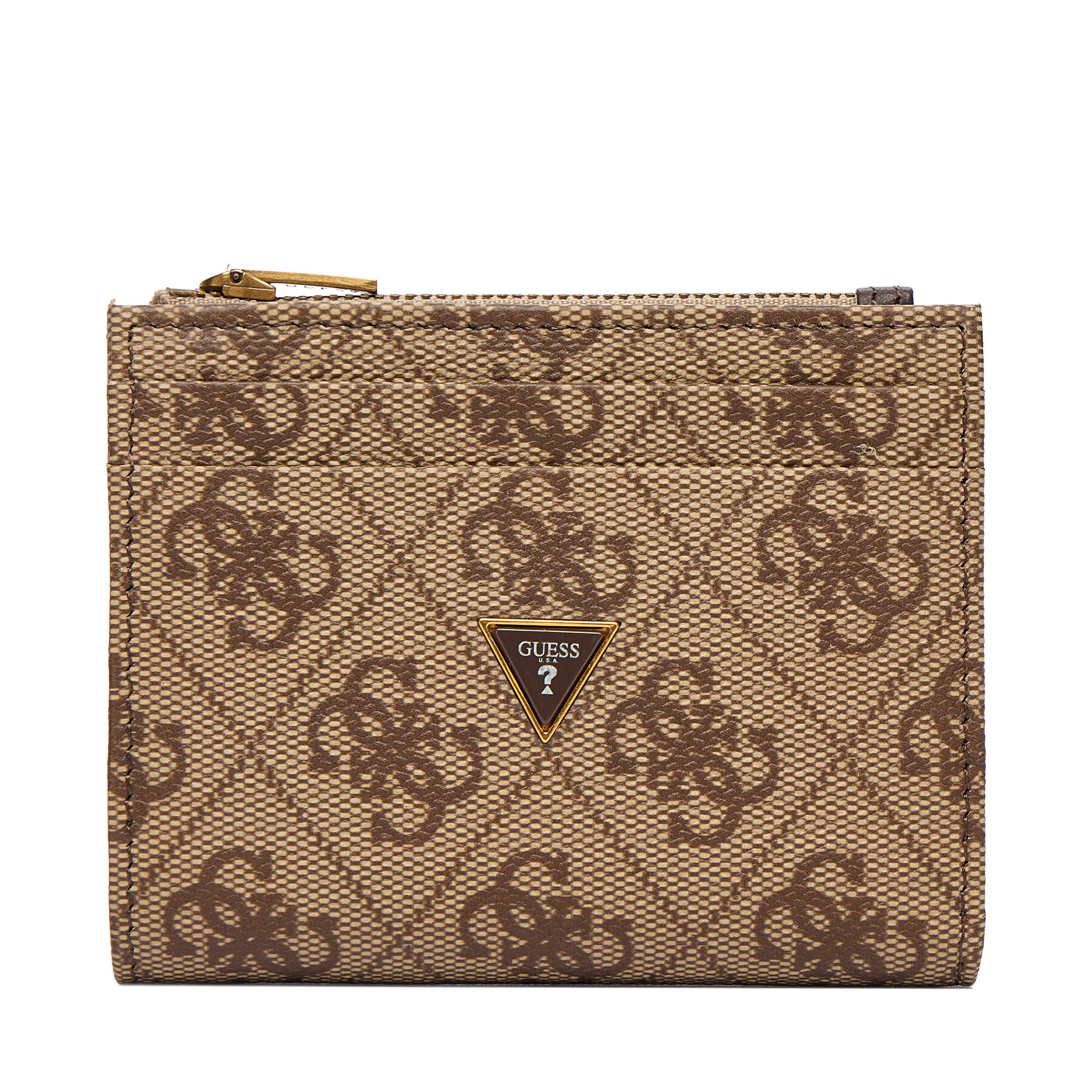 Портфейл Guess SMMALO LEA03 Кафяв