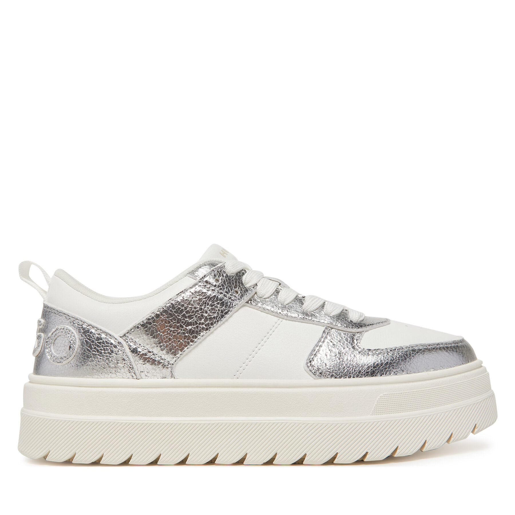 Sneakersy HUGO Lyssa Tenn 50541577 Bílá