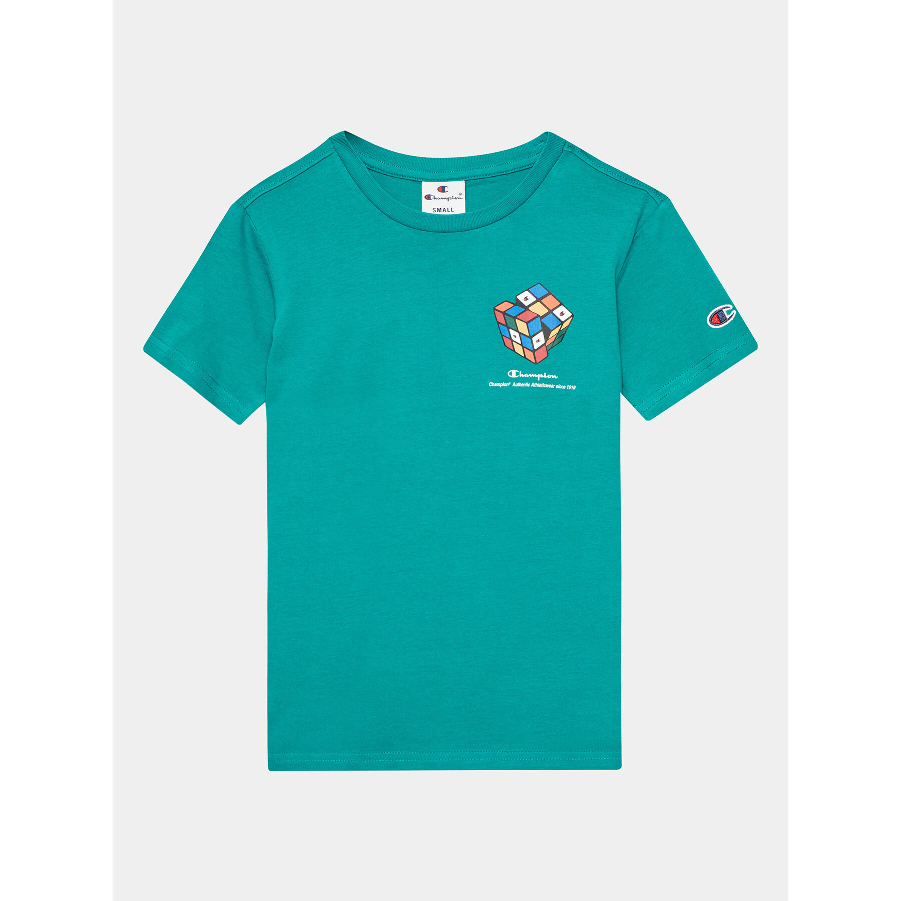 Champion Champion T-Shirt 306373 Τυρκουάζ Regular Fit