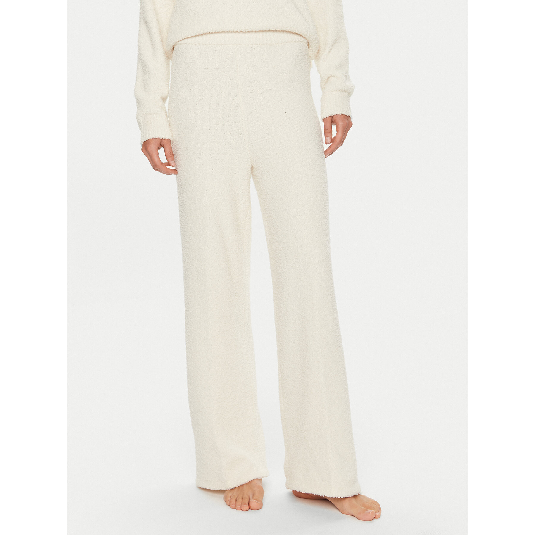Calvin Klein Pizsama nadrág 000QS7338E Ekru Relaxed Fit
