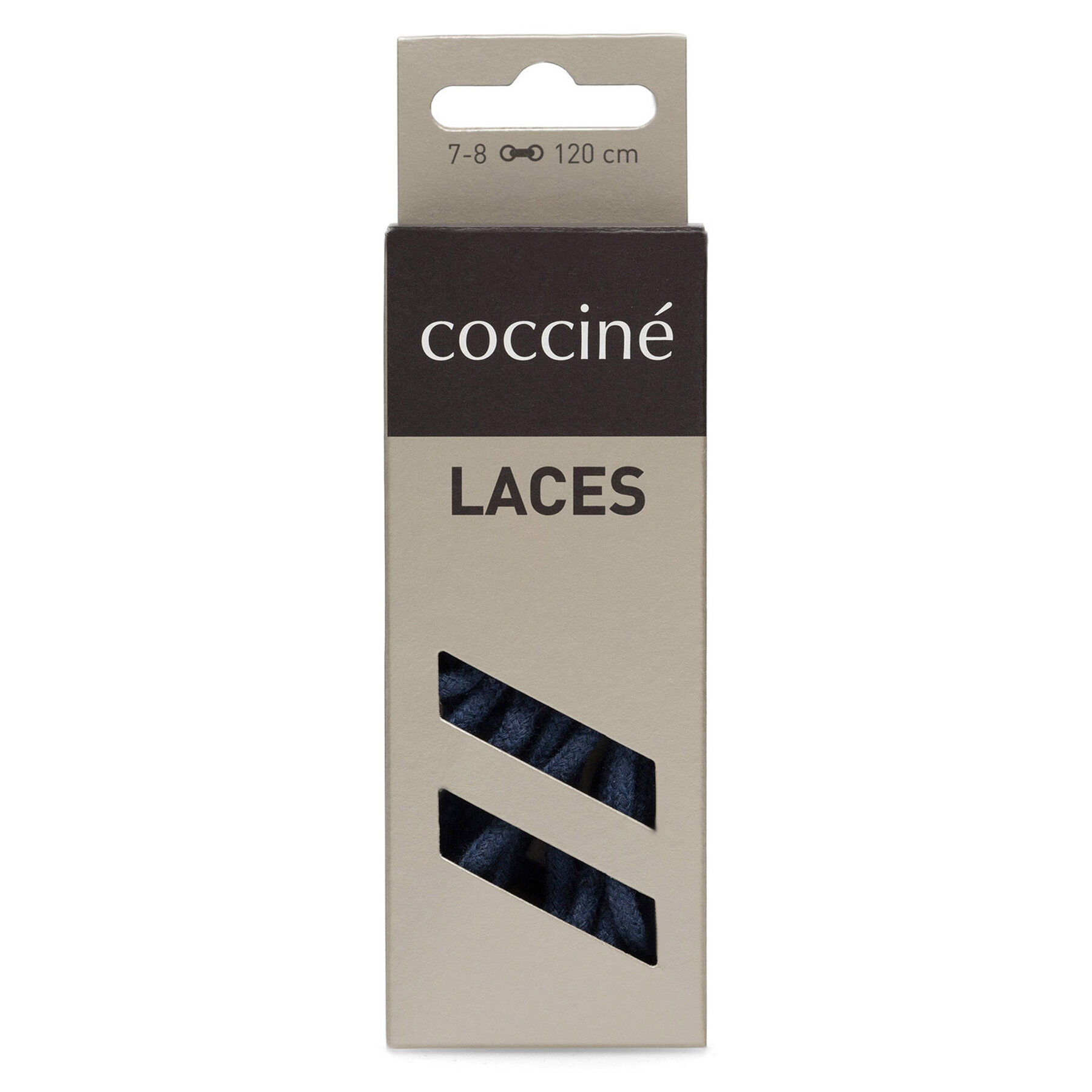 Șireturi pentru încălțăminte Coccine, Mărimea: 120, Bleumarin, SZNUROWADŁA 120 cm F3 BAWEŁNIANE v.AZ