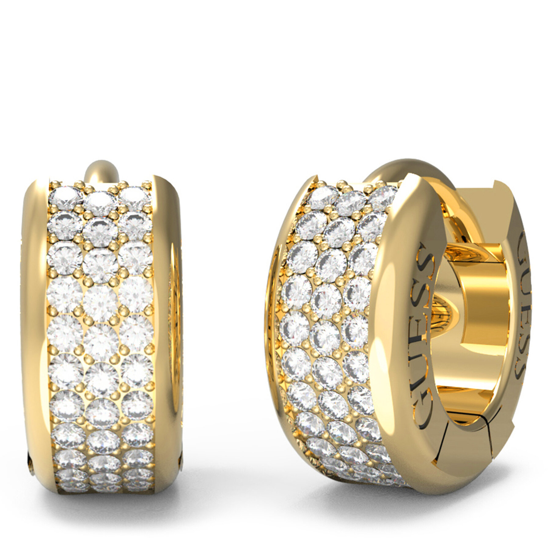 Náušnice Guess JUBE04 583JW Zlatá