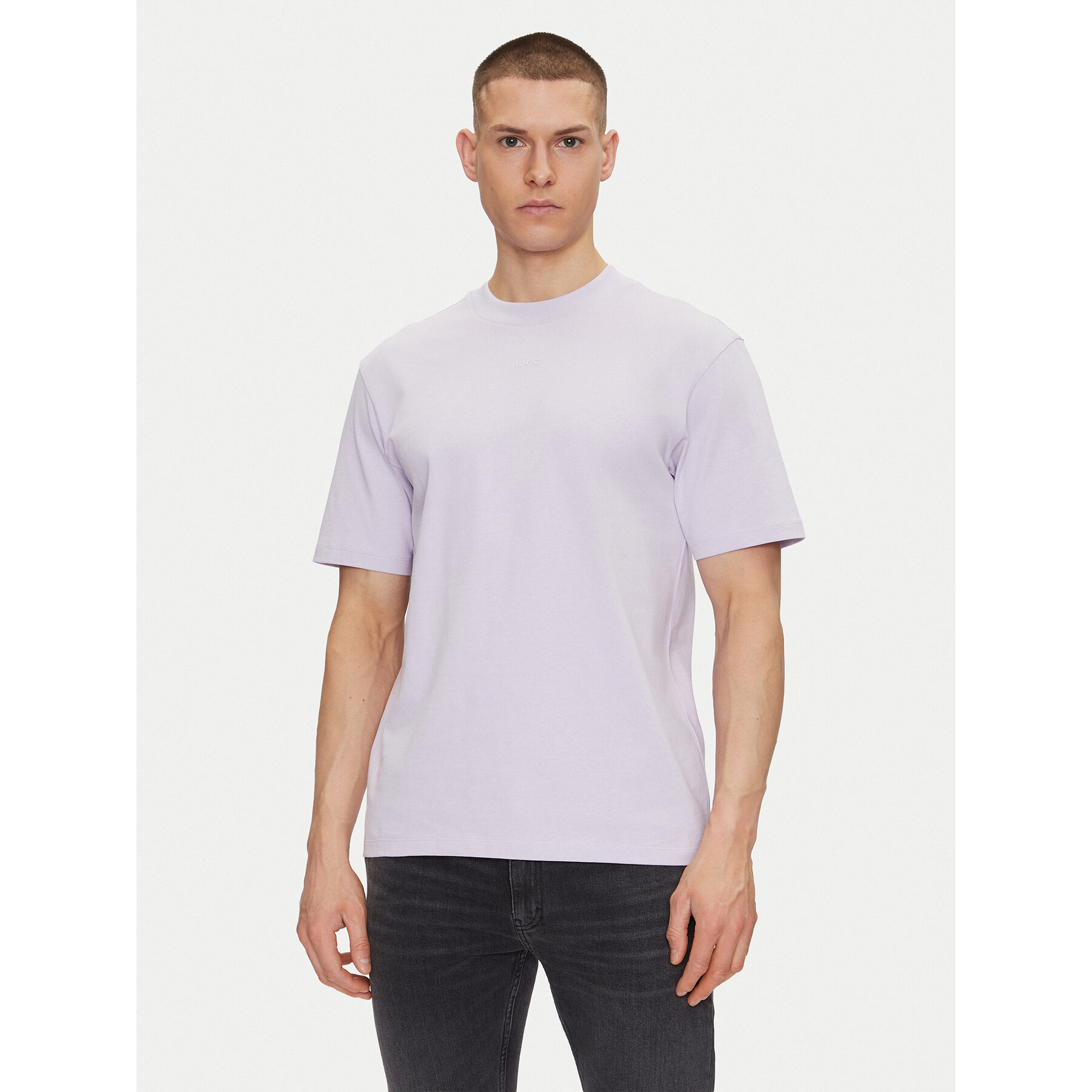 HUGO Póló Dapolino 50488330 Lila Relaxed Fit