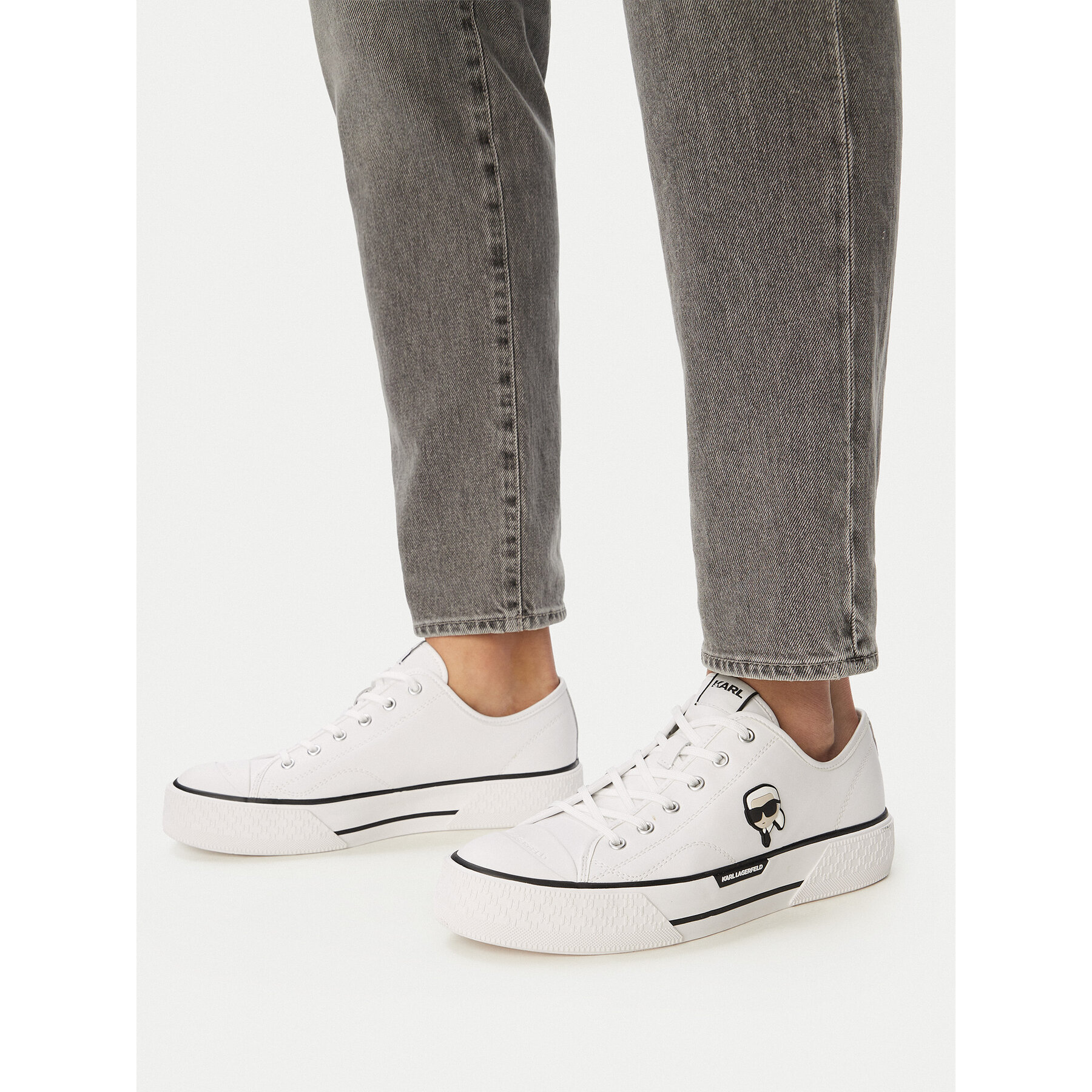 Tenisice KARL LAGERFELD Kampus Max KL95025 Bijela