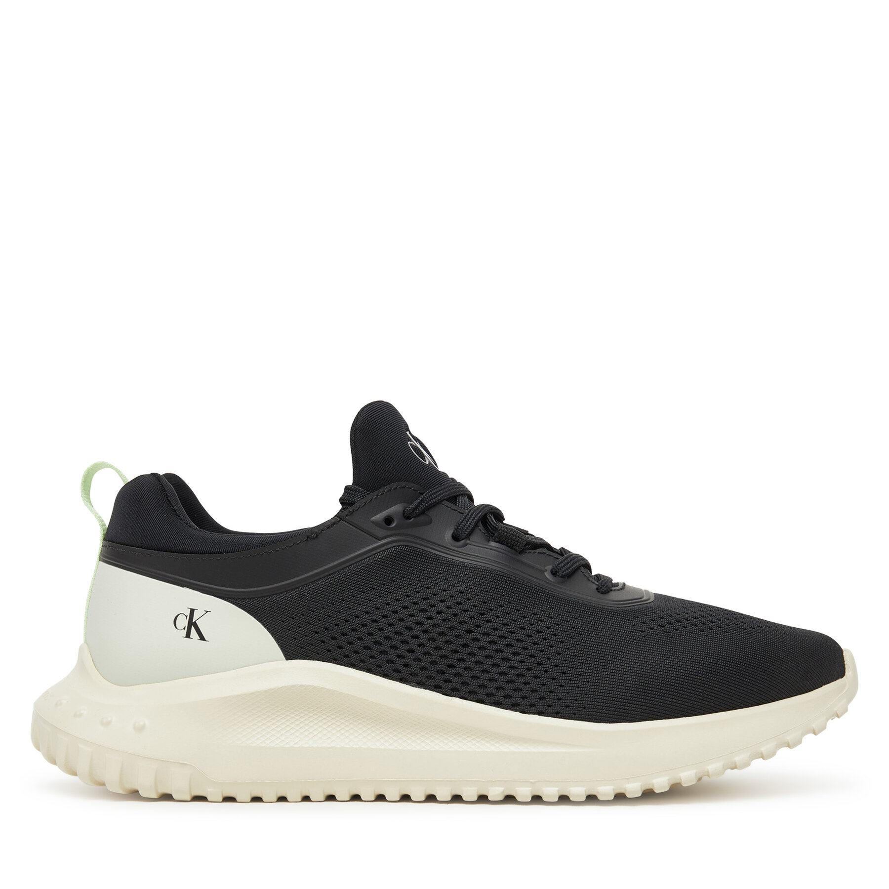 Superge Calvin Klein Jeans Eva Runner Sock Mg Tech YW0YW01855 Črna
