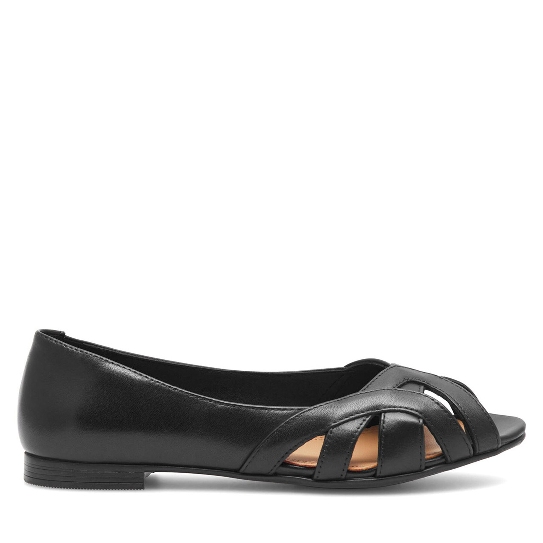 Damskie Baleriny Sergio Bardi, Rozmiar 36 Czarny RST-B1032-04SB