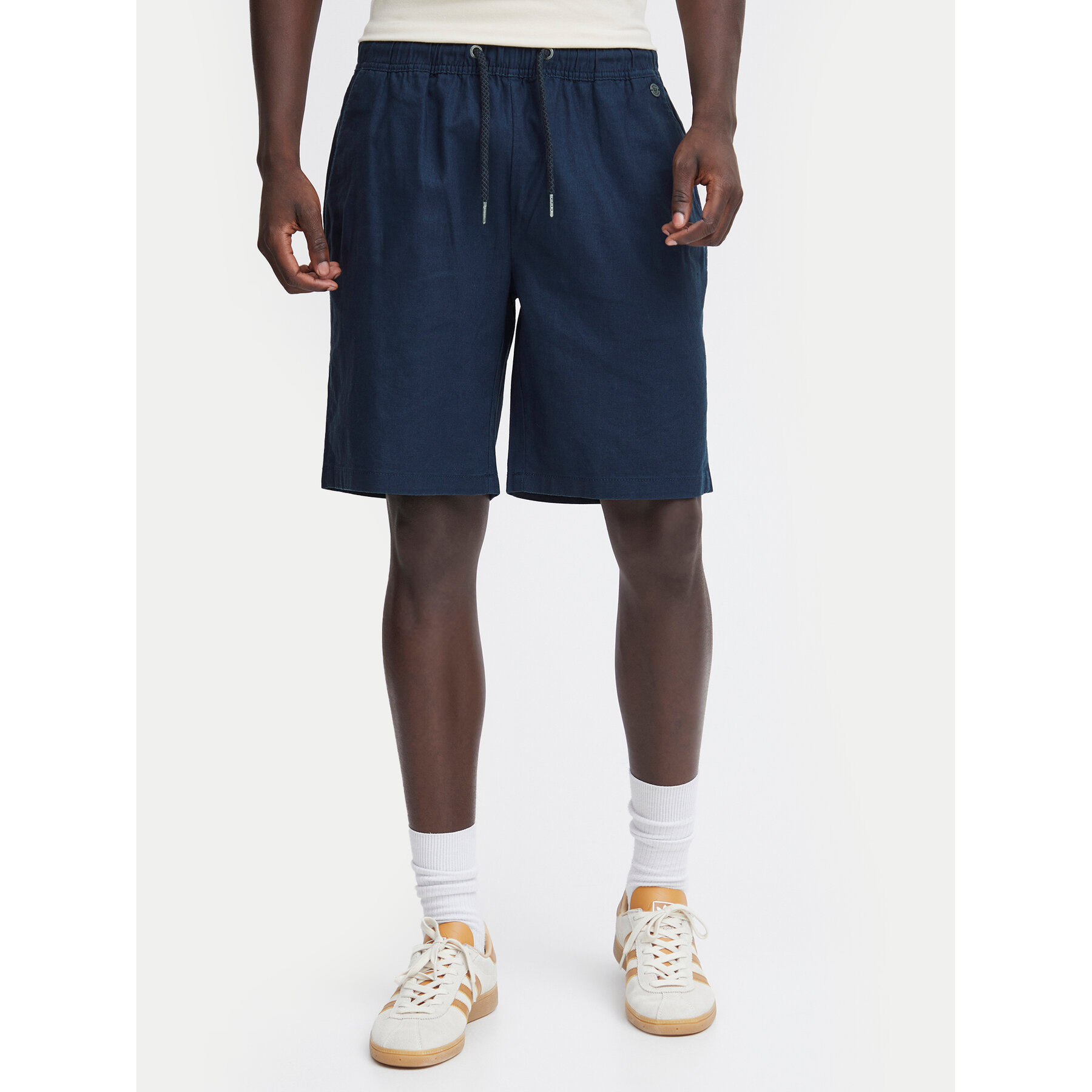 Blend Stoffshorts 20716628 Dunkelblau Regular Fit