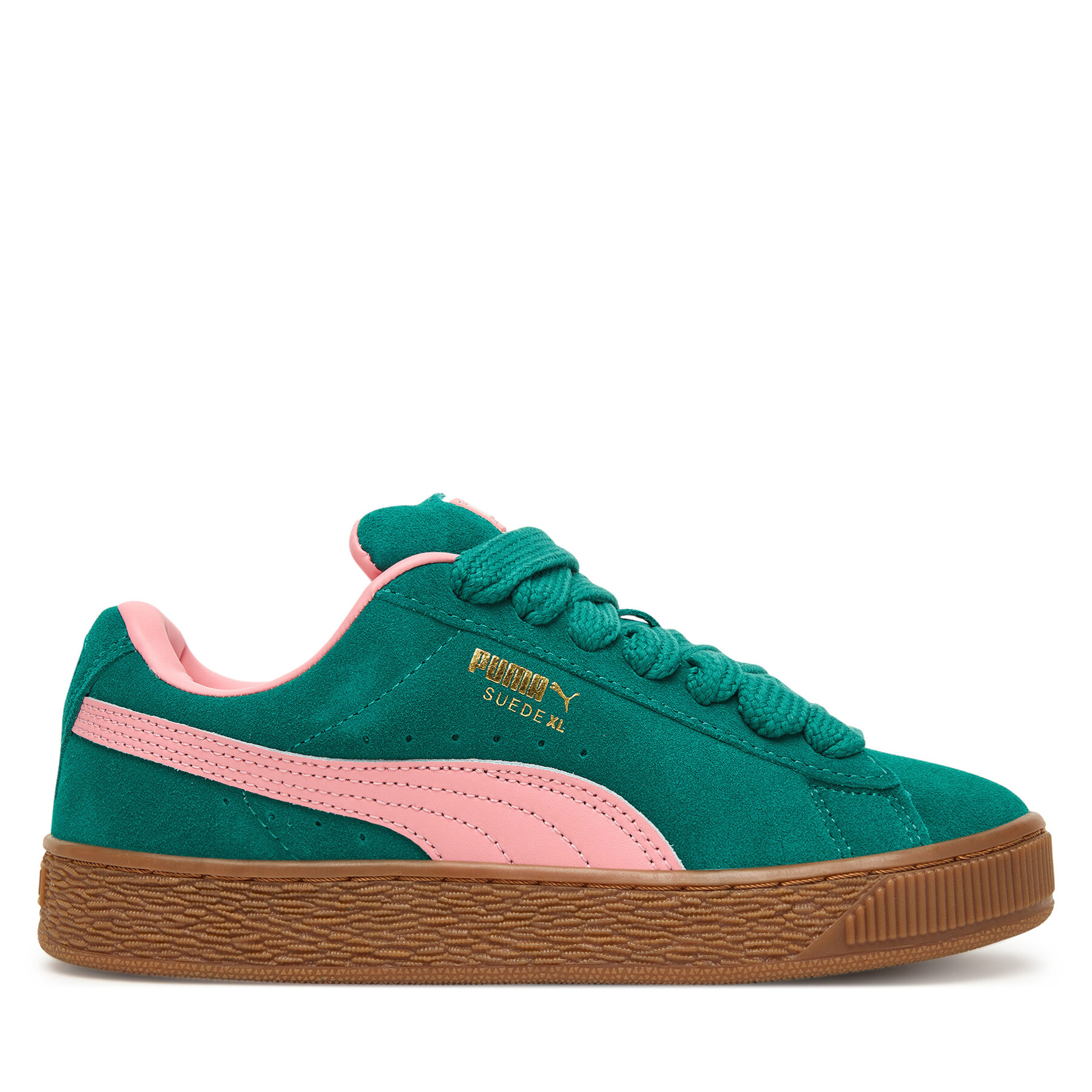 Sneakersy Puma Suede Xl Jr 396577 36 Zelená